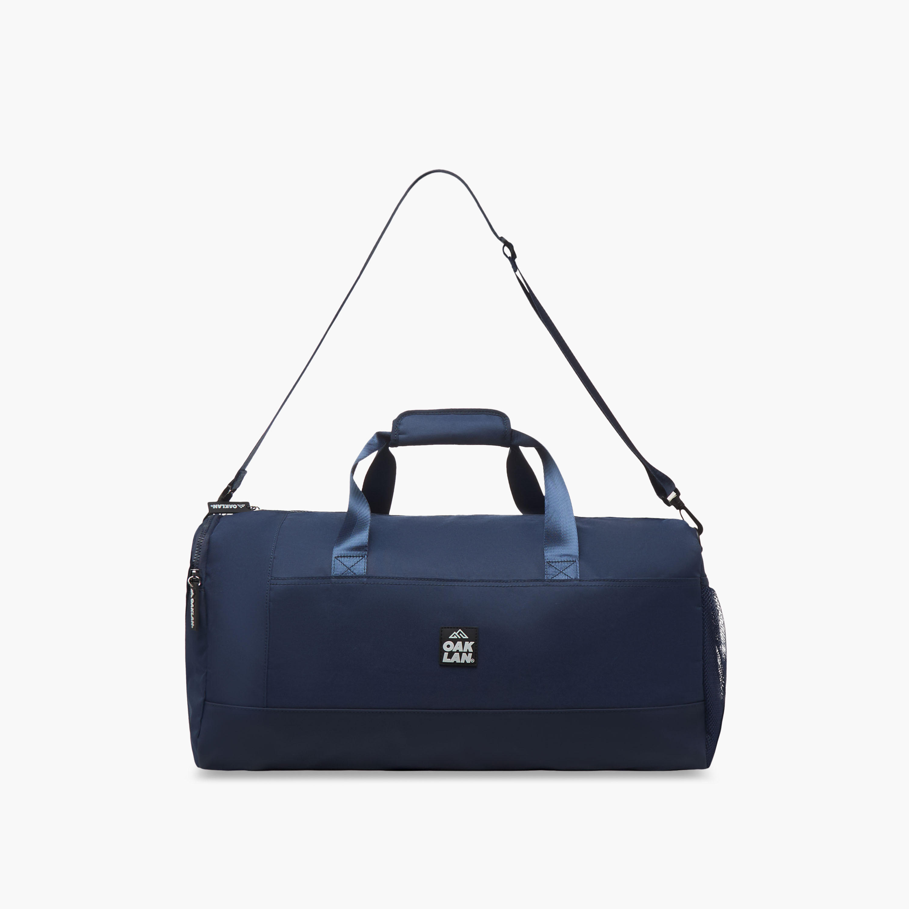 Oaklan by Shoexpress Solid Duffle Bag with Double Handles and Zip Closure-women-bagsandwallets-handbags-image-4