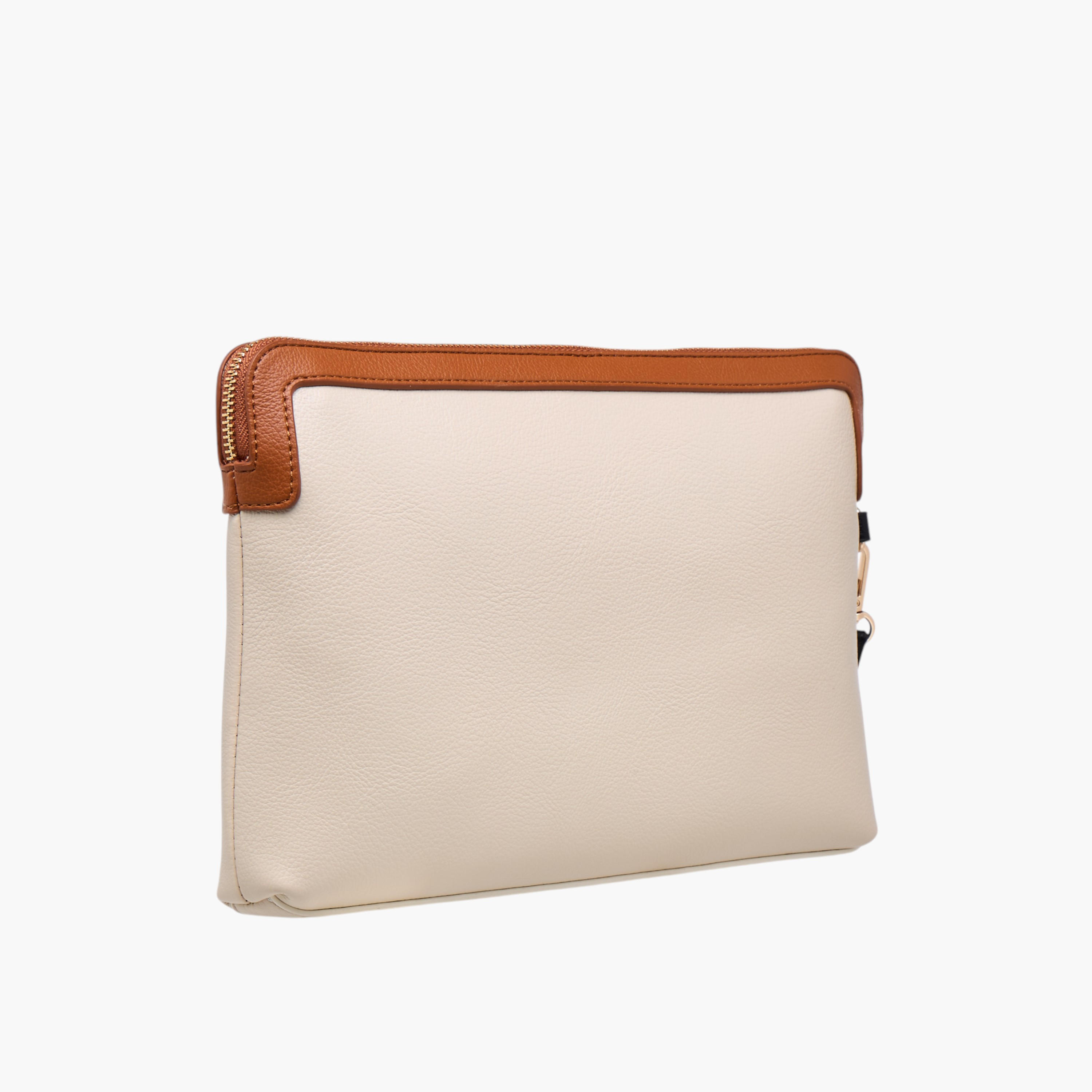 شنطة كلاتش بقصة مغايرة وسحاب إغلاق من فلورا بيلا-women-bagsandwallets-handbags-image-2