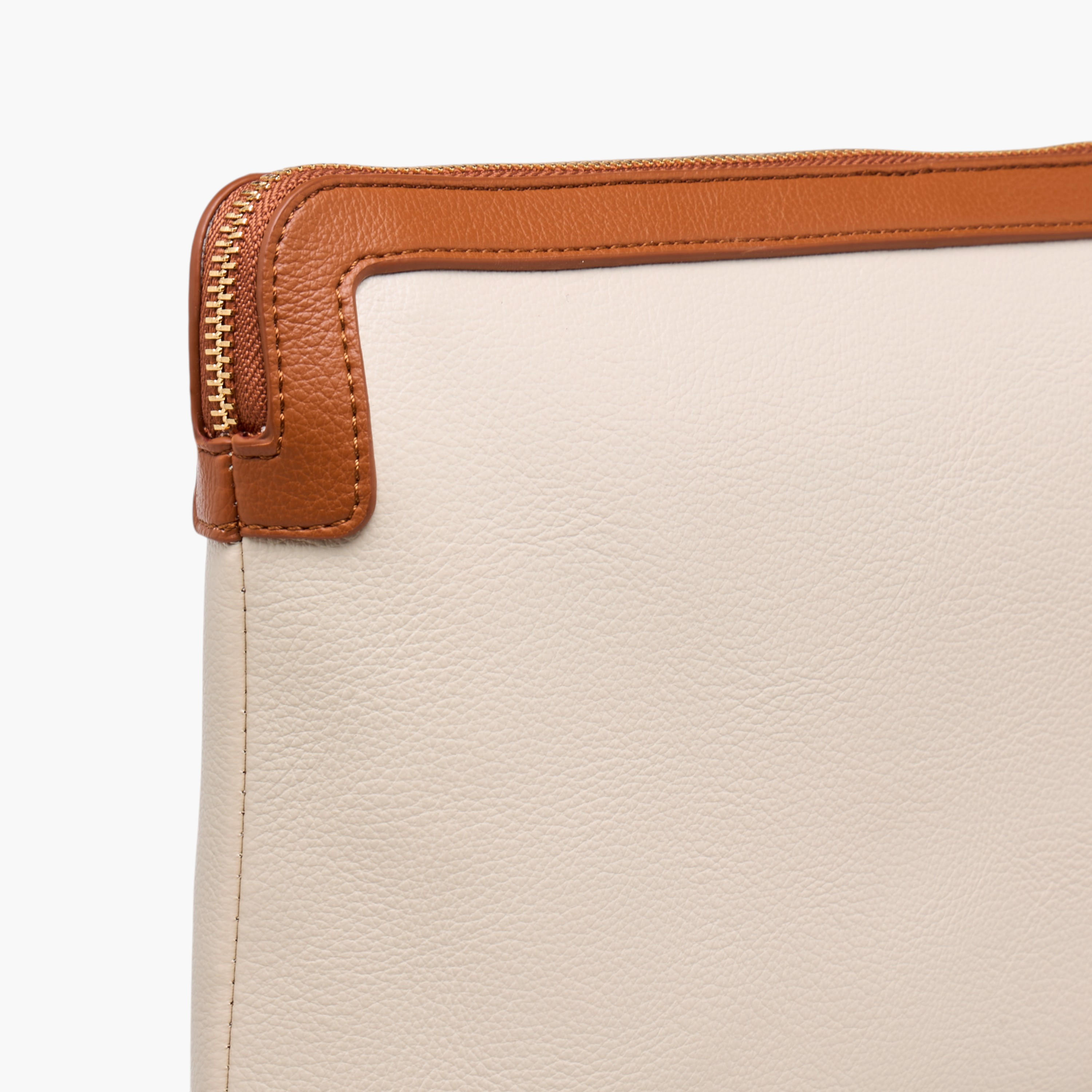 شنطة كلاتش بقصة مغايرة وسحاب إغلاق من فلورا بيلا-women-bagsandwallets-handbags-image-5