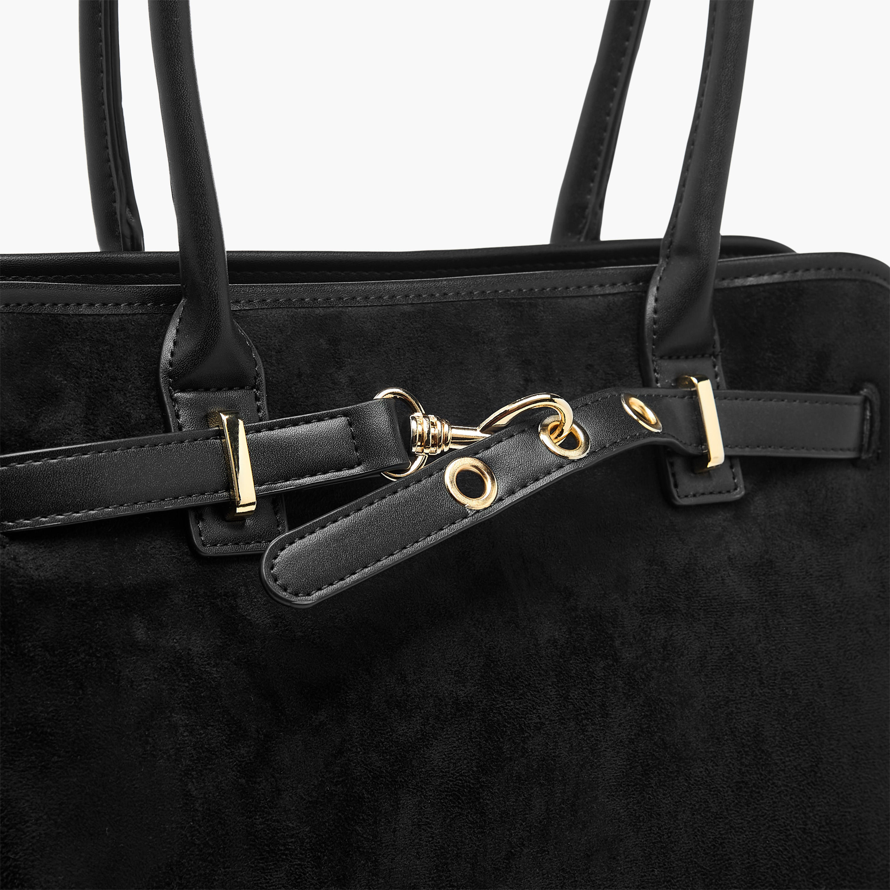 شنطة توتي سادة بسحاب إغلاق ومقابض مزدوجة من فلورا بيلا-women-bagsandwallets-handbags-image-6