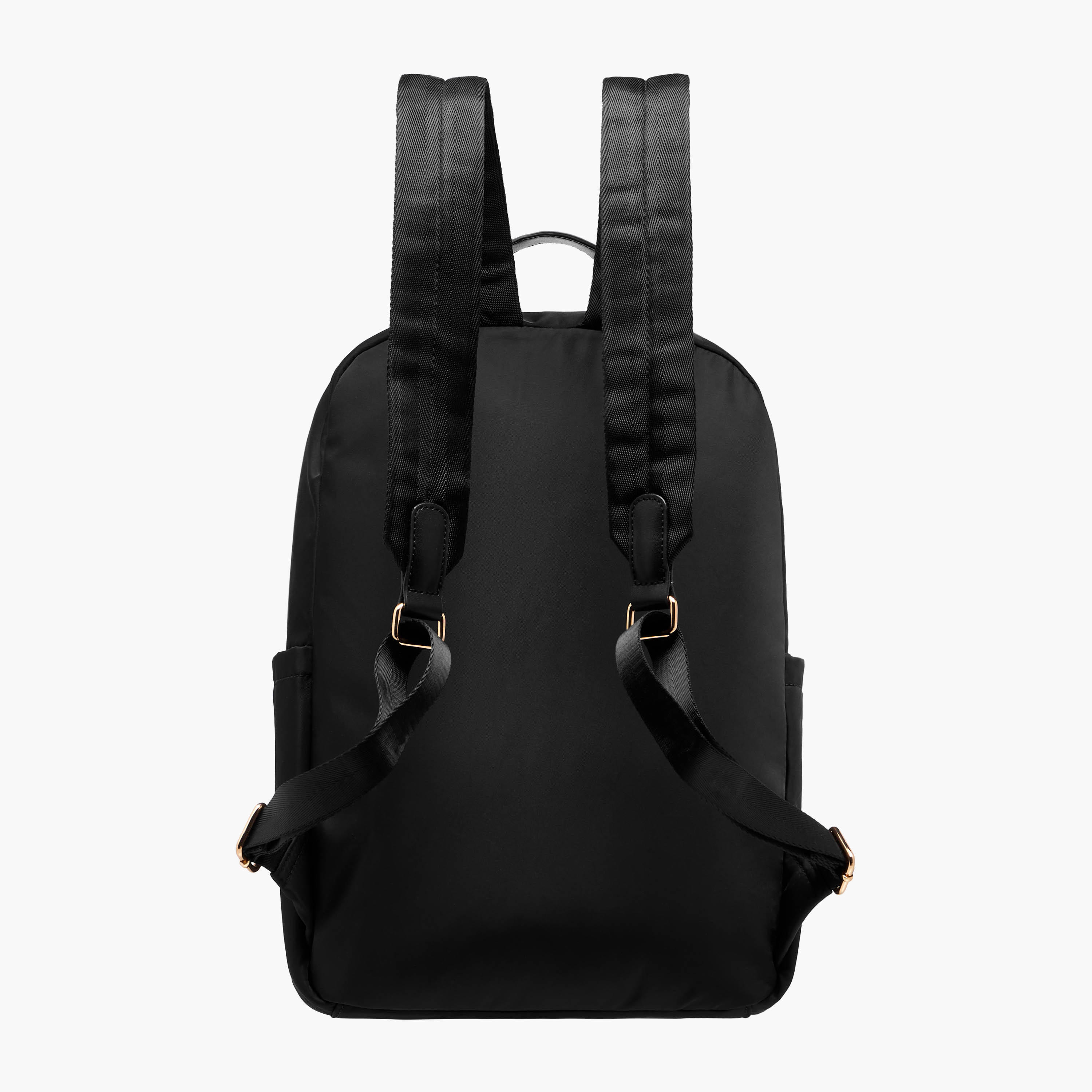 Flora Bella Solid Backpack with Adjustable Straps and Zip Closure - 13x29x38 cm-men-bags-image-6