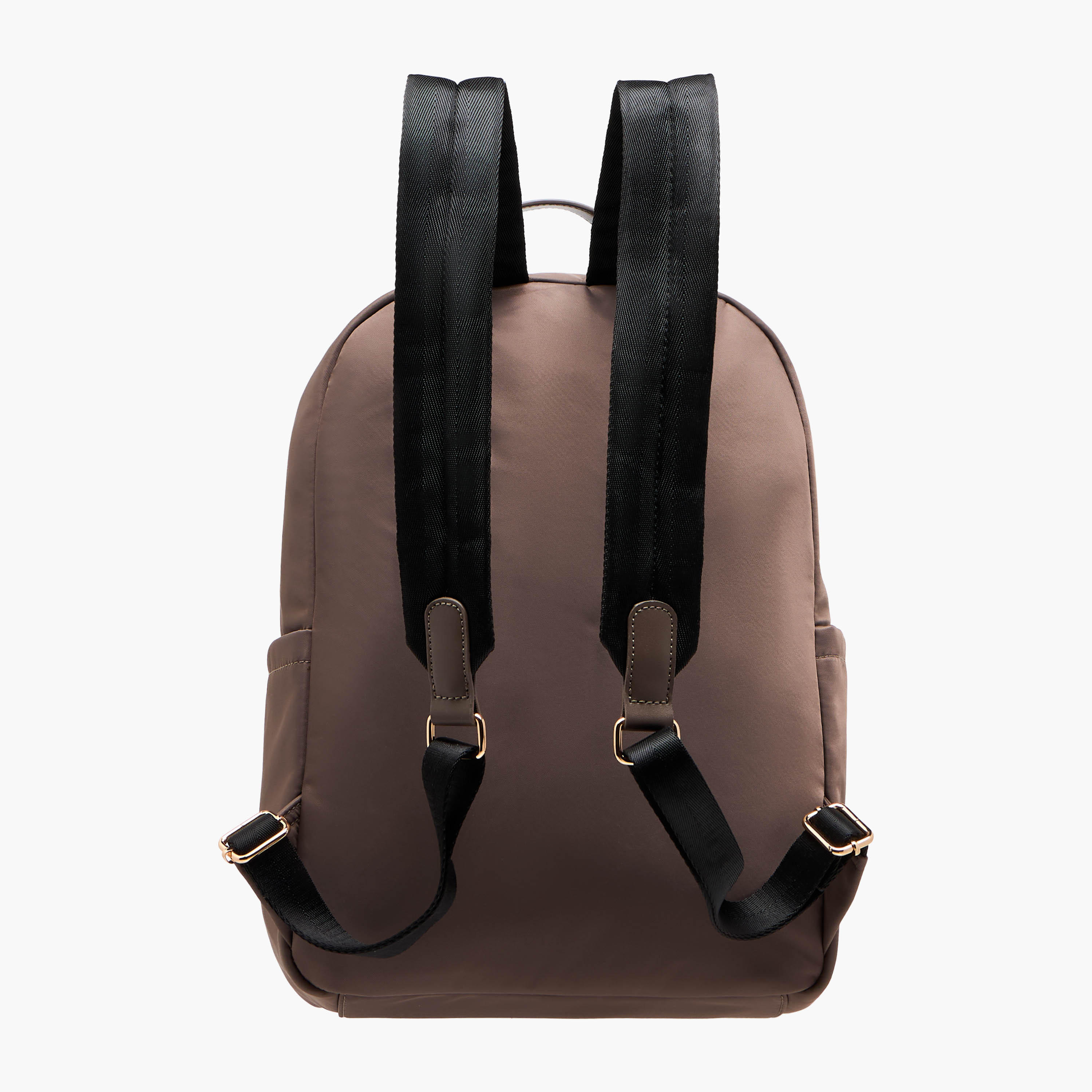 شنطة ظهر سادة بأحزمة قابلة للتعديل وسحاب إغلاق من فلورا بيلا - 13x29x38 سم-men-bags-image-5
