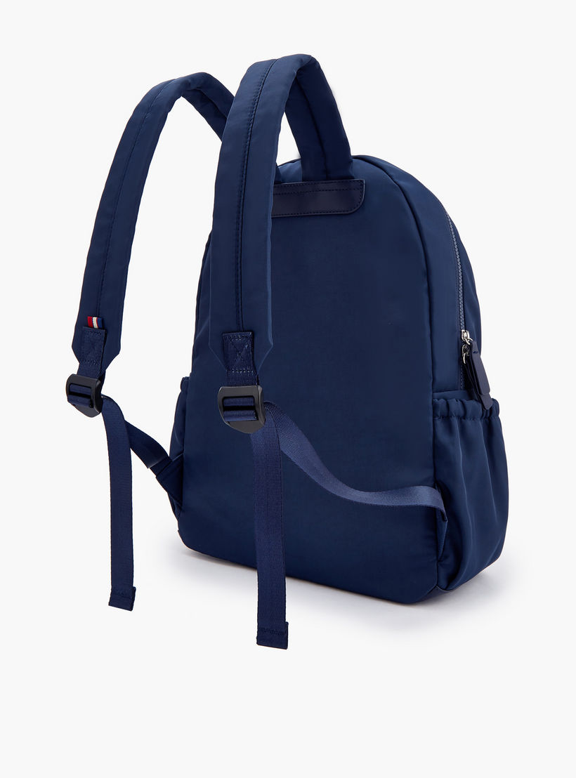 Lee Cooper Logo Print Backpack with Adjustable Shoulder Straps-school-bagsandbackpacks-backpacks-image-6