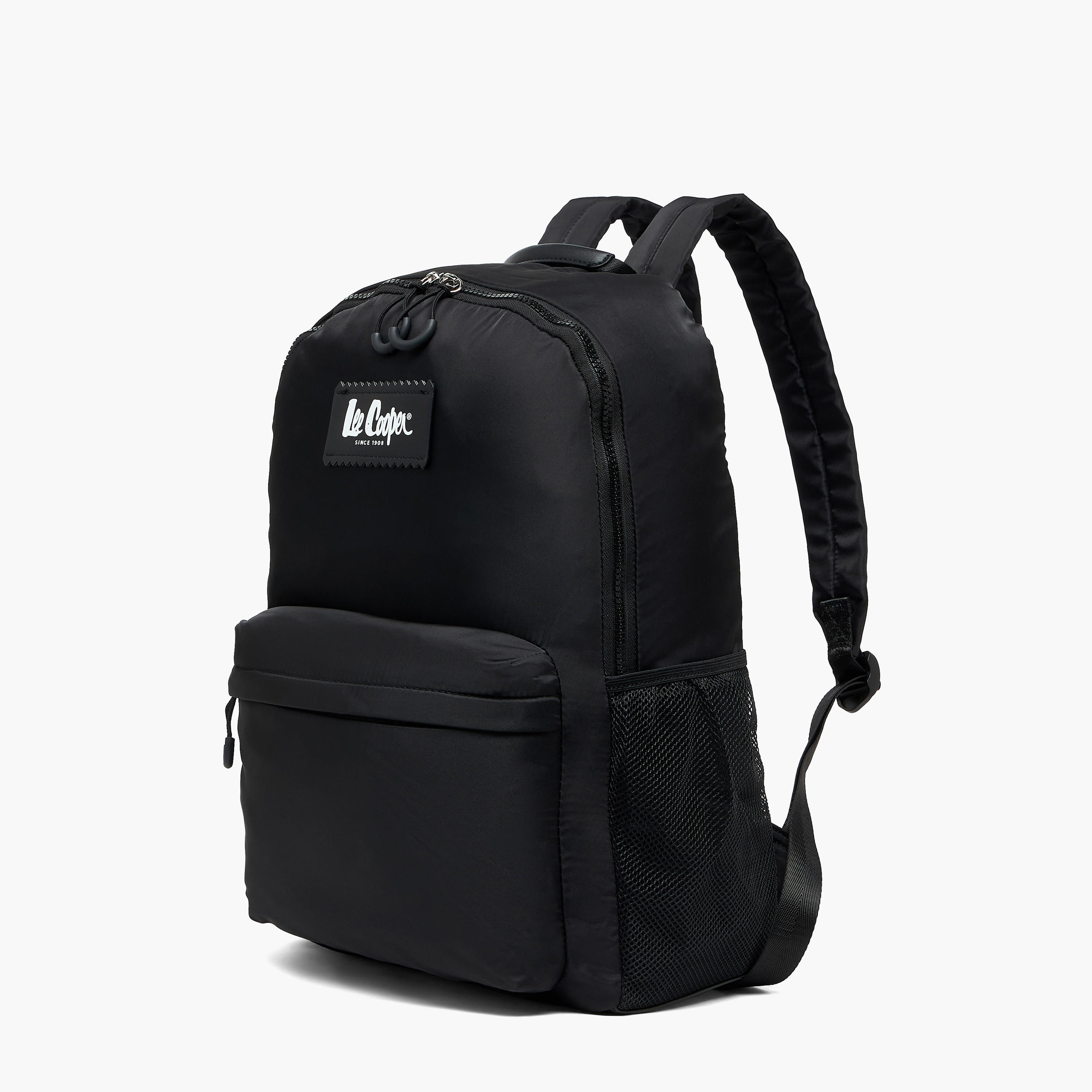 Lee Cooper Logo Applique Backpack with Padded Shoulder Straps-women-bagsandwallets-backpacks-image-4