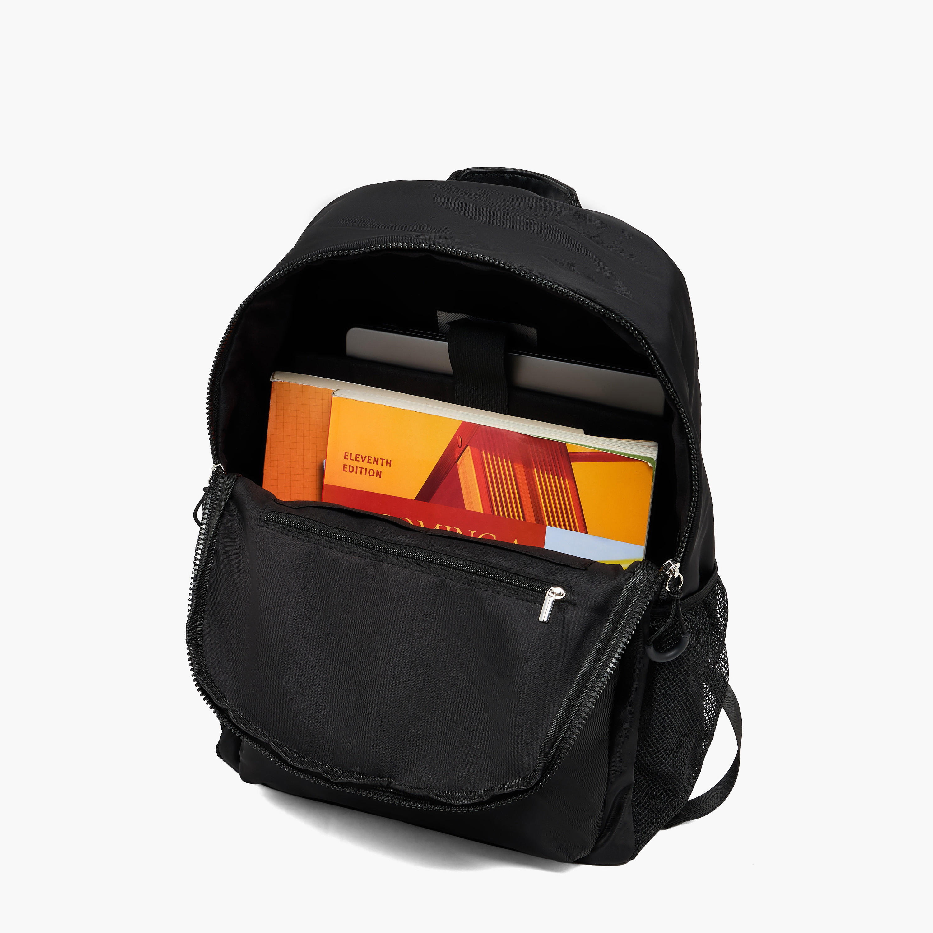 Lee Cooper Logo Applique Backpack with Padded Shoulder Straps-women-bagsandwallets-backpacks-image-6