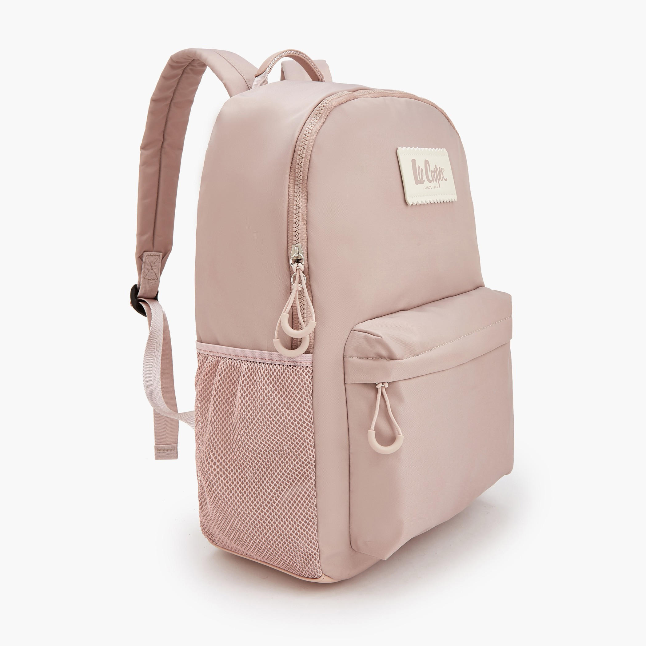 Lee Cooper Logo Applique Backpack with Padded Shoulder Straps-women-bagsandwallets-backpacks-image-4