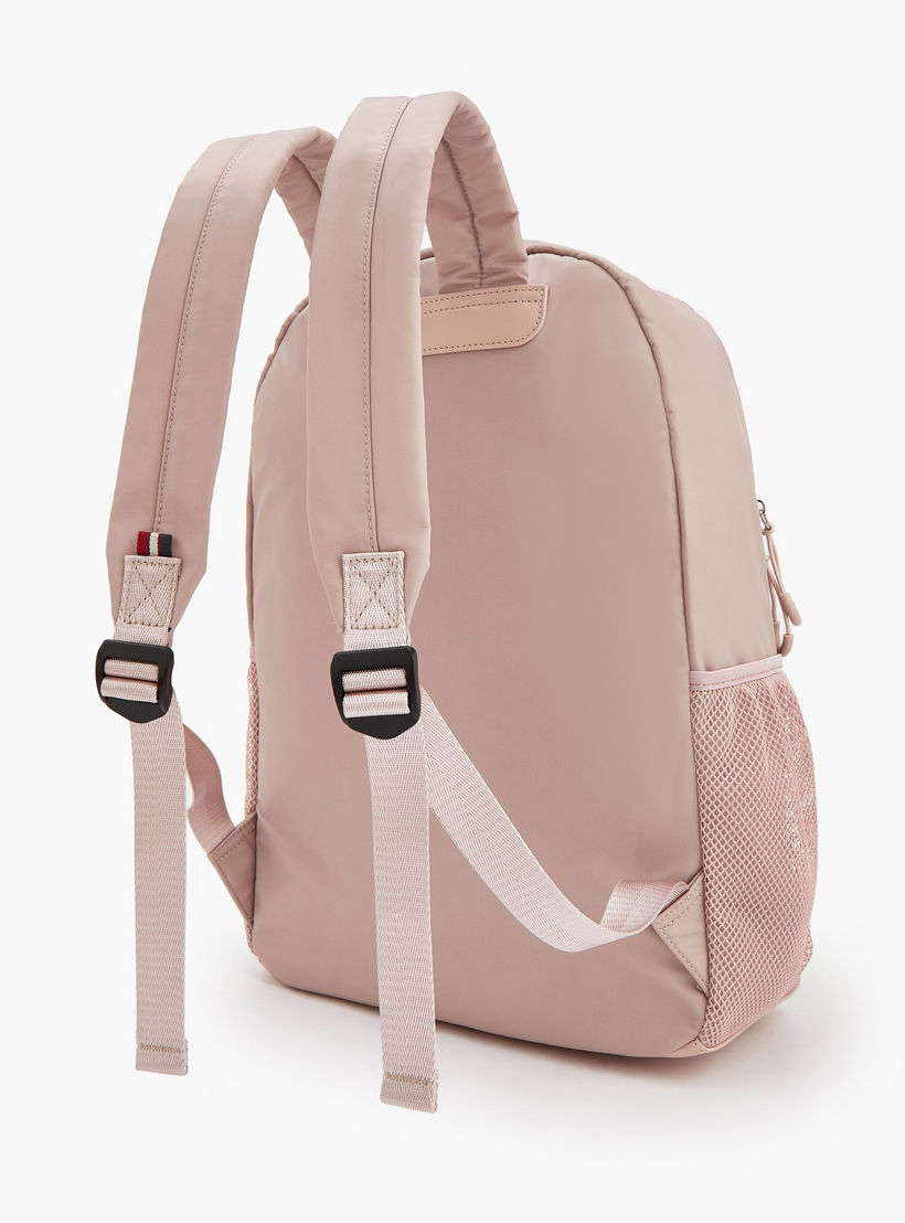 Lee Cooper Logo Applique Backpack with Padded Shoulder Straps-women-bagsandwallets-backpacks-image-6