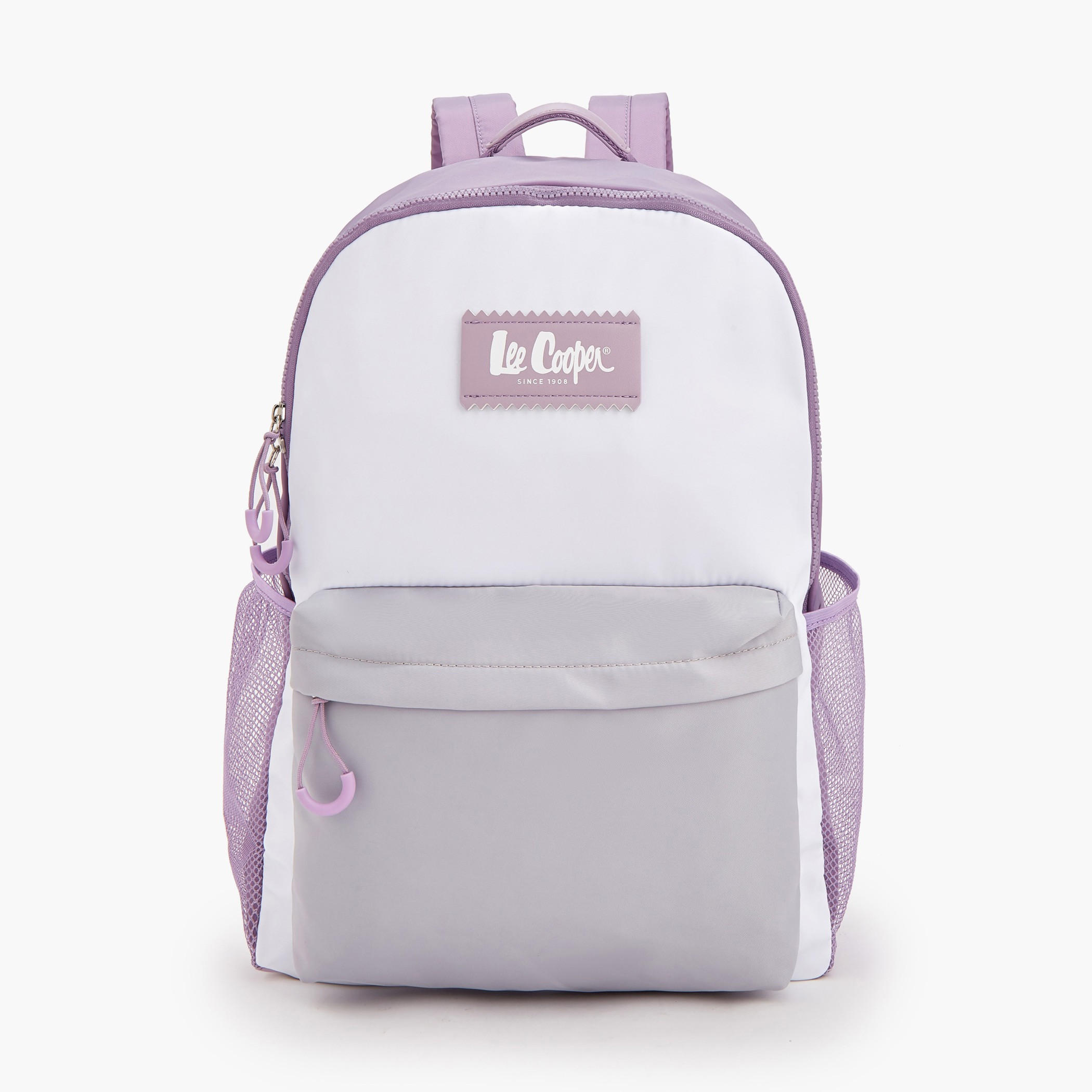 Lee Cooper Colourblock Backpack with Padded Shoulder Straps-women-bagsandwallets-backpacks-image-1