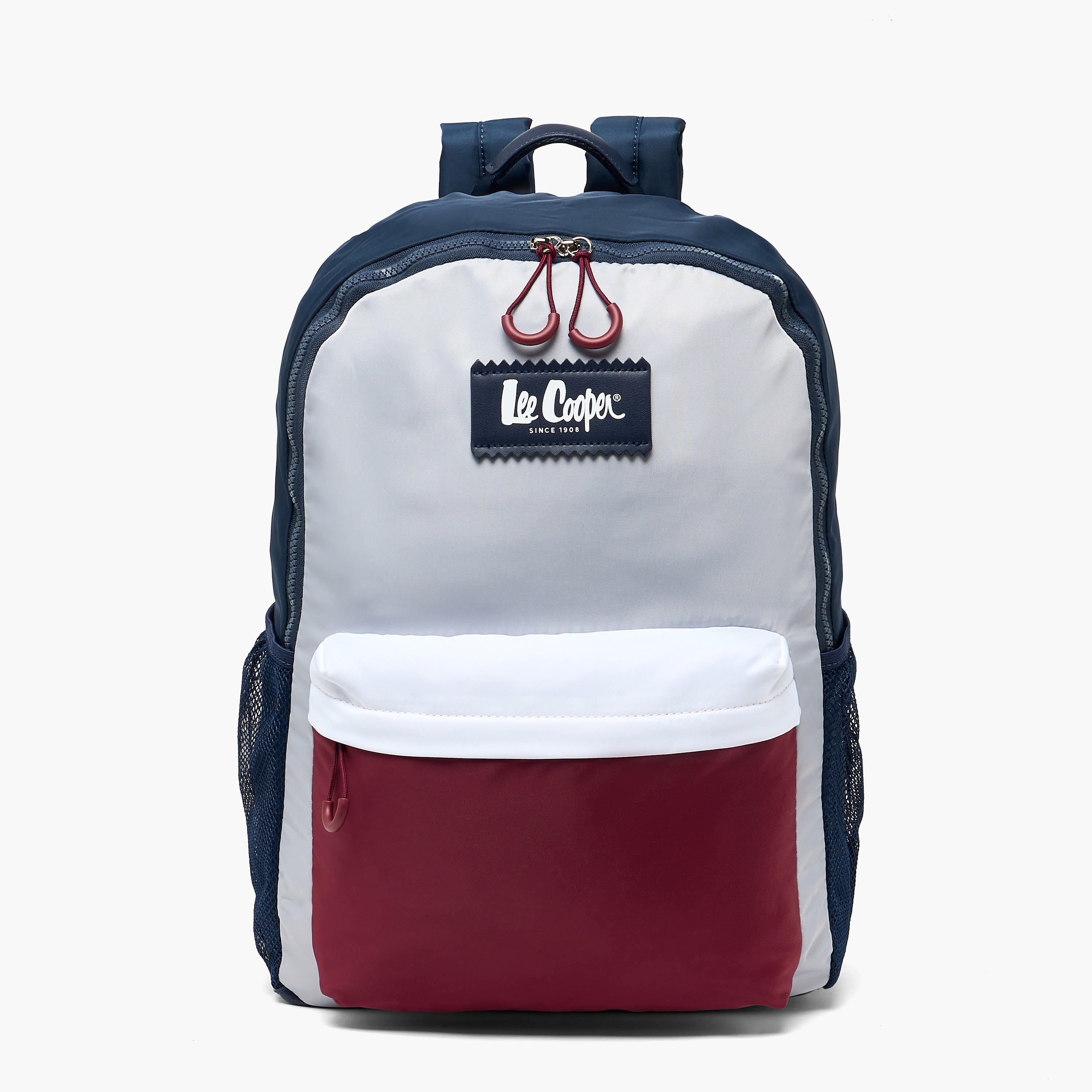 Lee Cooper Colourblock Backpack with Padded Shoulder Straps-women-bagsandwallets-backpacks-image-1