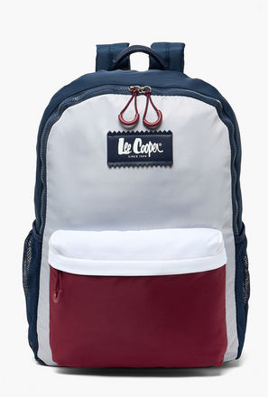Lee Cooper Colourblock Backpack with Padded Shoulder Straps-women-bagsandwallets-backpacks-image-1
