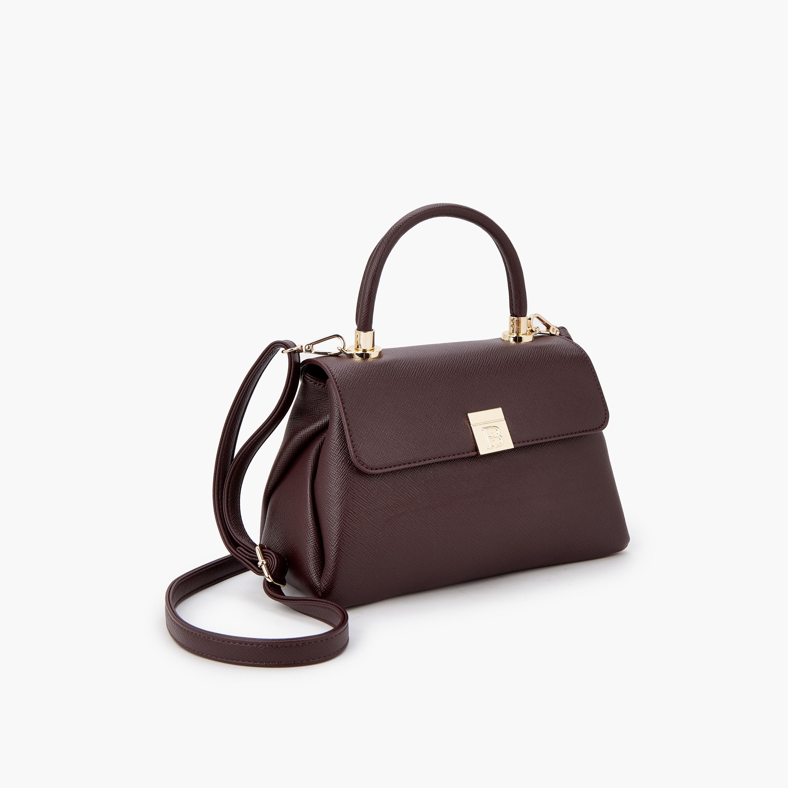 شنطة ساتشيل سادة بحزام قابل للفصل من فلور بيلا-women-bagsandwallets-handbags-image-3