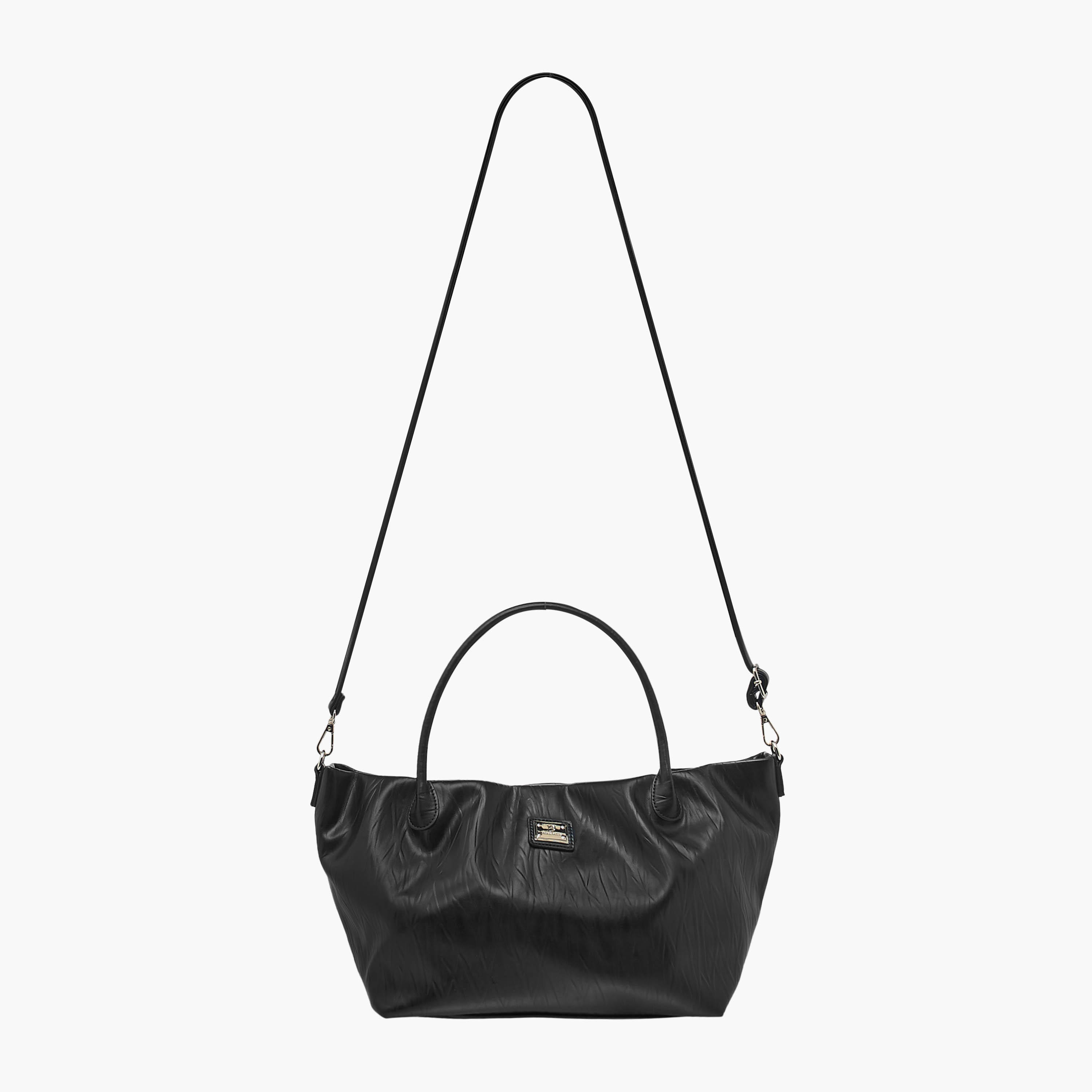 Flora Bella Textured Tote Bag with Double Handle and Detachable Shoulder Strap-women-bagsandwallets-handbags-image-4