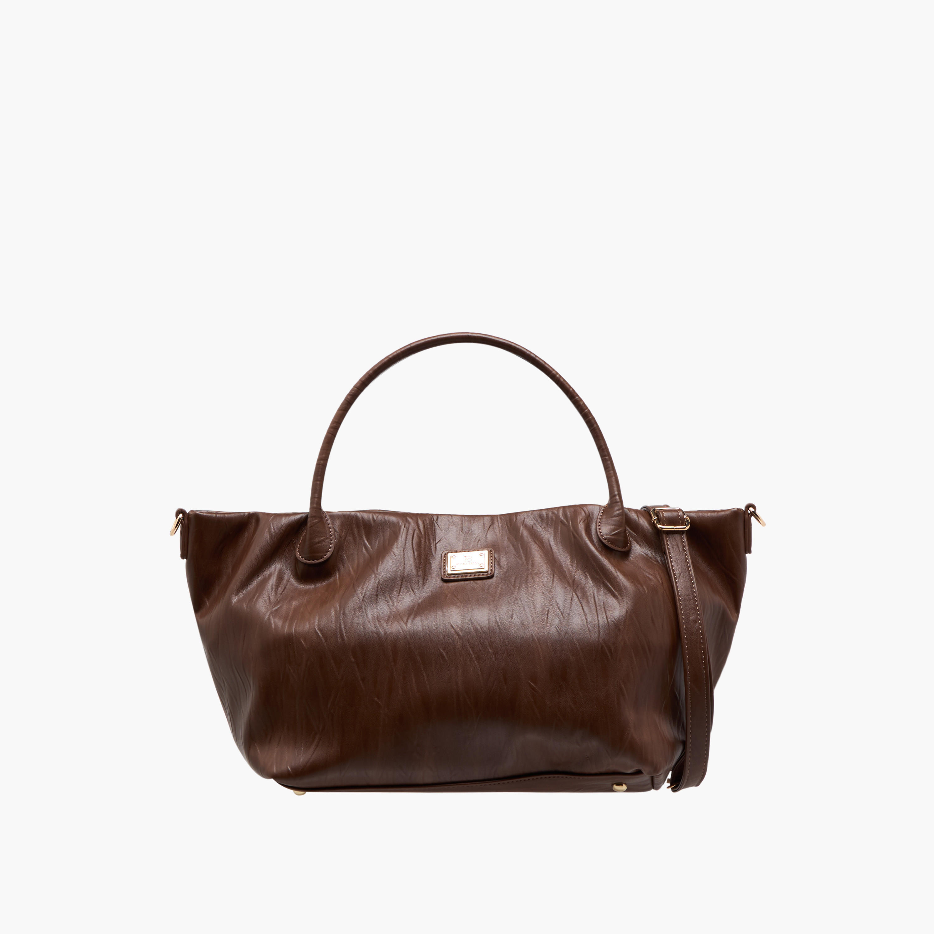 شنطة توتي بارزة الملمس بمقبض مزدوج وحزام كتف قابل للفصل من فلورا بيلا-women-bagsandwallets-handbags-image-1