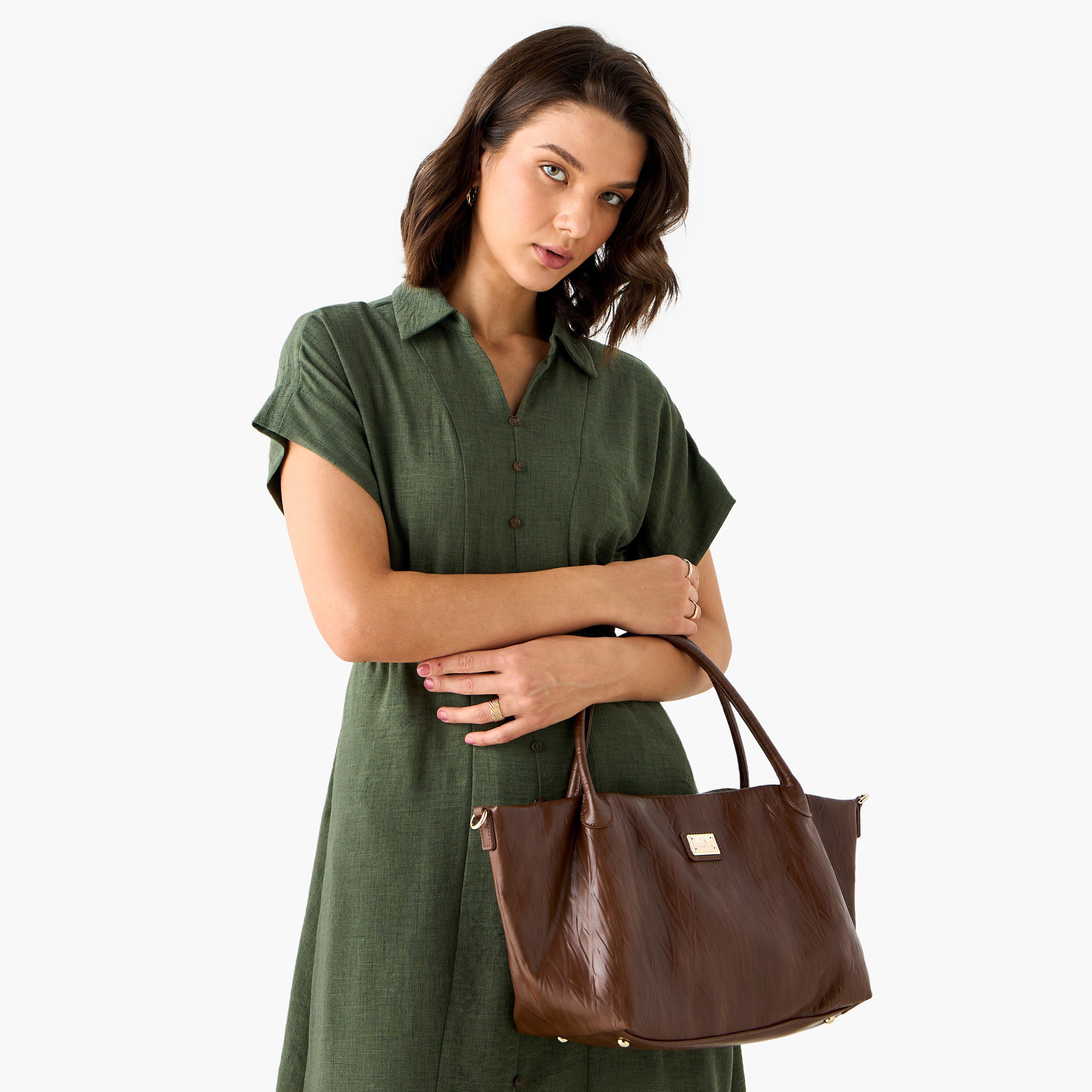 شنطة توتي بارزة الملمس بمقبض مزدوج وحزام كتف قابل للفصل من فلورا بيلا-women-bagsandwallets-handbags-image-3