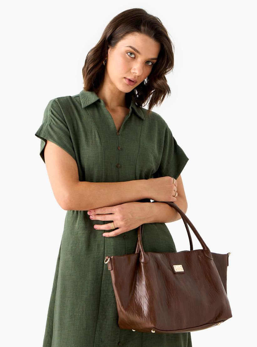 شنطة توتي بارزة الملمس بمقبض مزدوج وحزام كتف قابل للفصل من فلورا بيلا-women-bagsandwallets-handbags-image-3