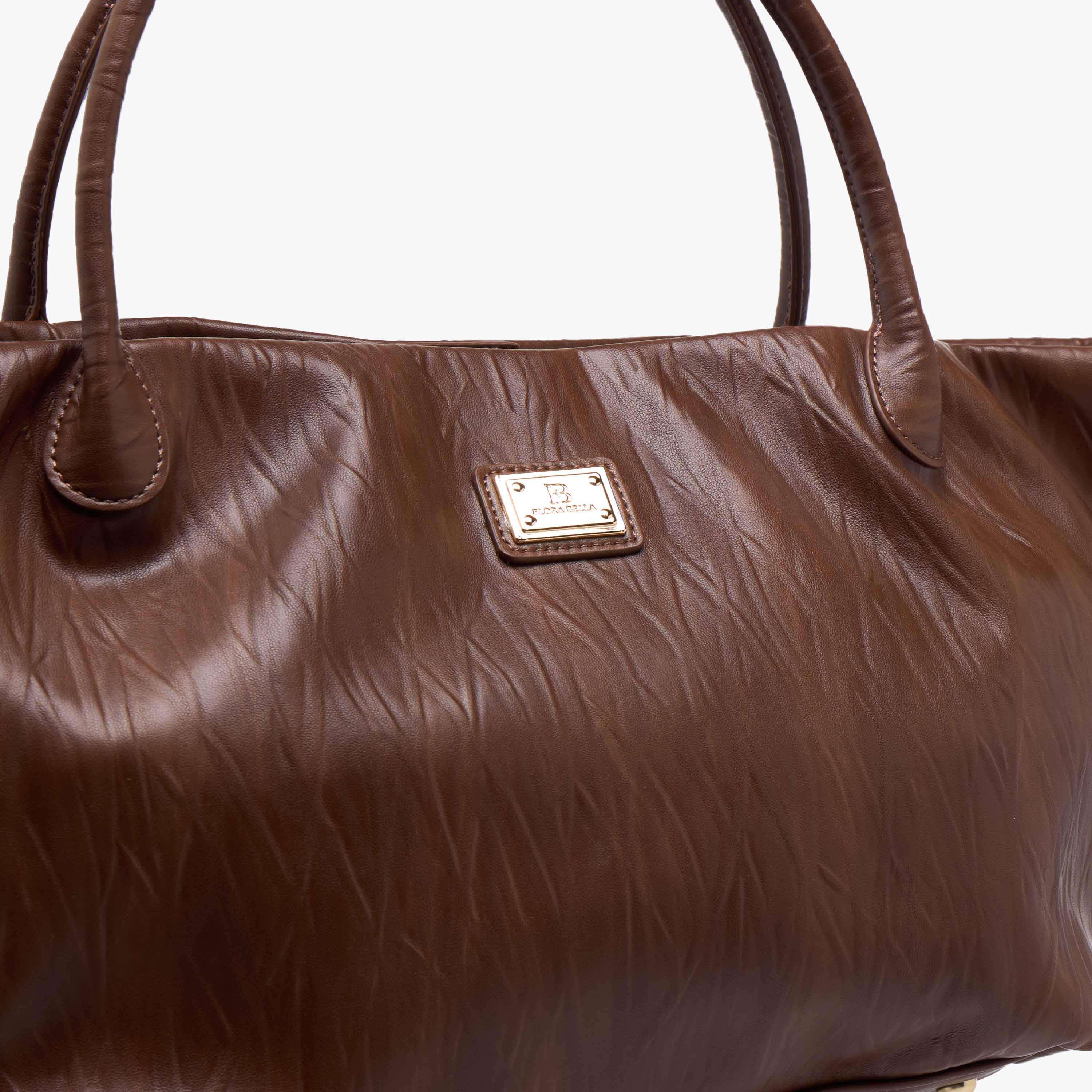 شنطة توتي بارزة الملمس بمقبض مزدوج وحزام كتف قابل للفصل من فلورا بيلا-women-bagsandwallets-handbags-image-6