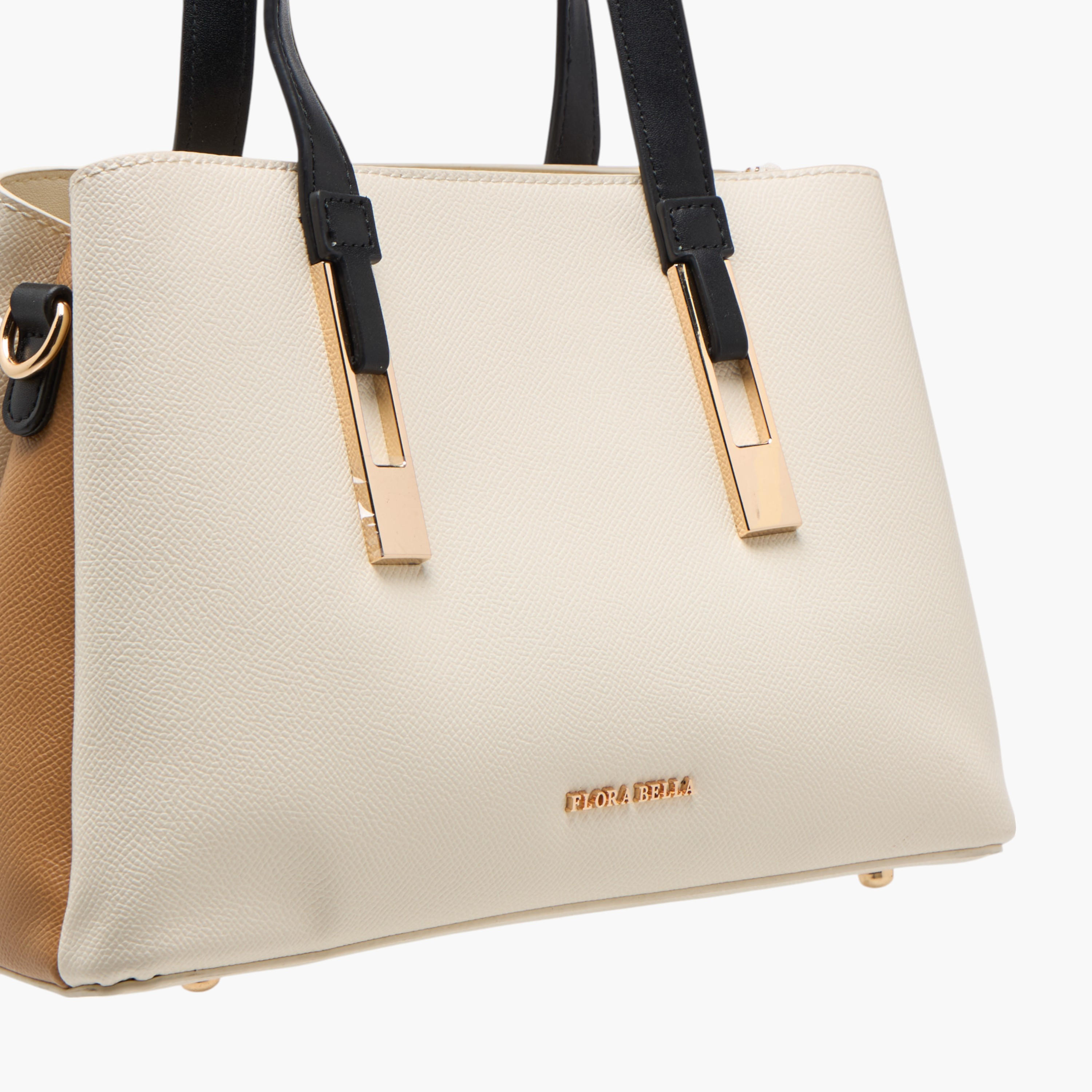 شنطة توتي سادة بمقبض مزدوج وحزام قابل للفصل من فلورا بيلا-women-bagsandwallets-handbags-image-6