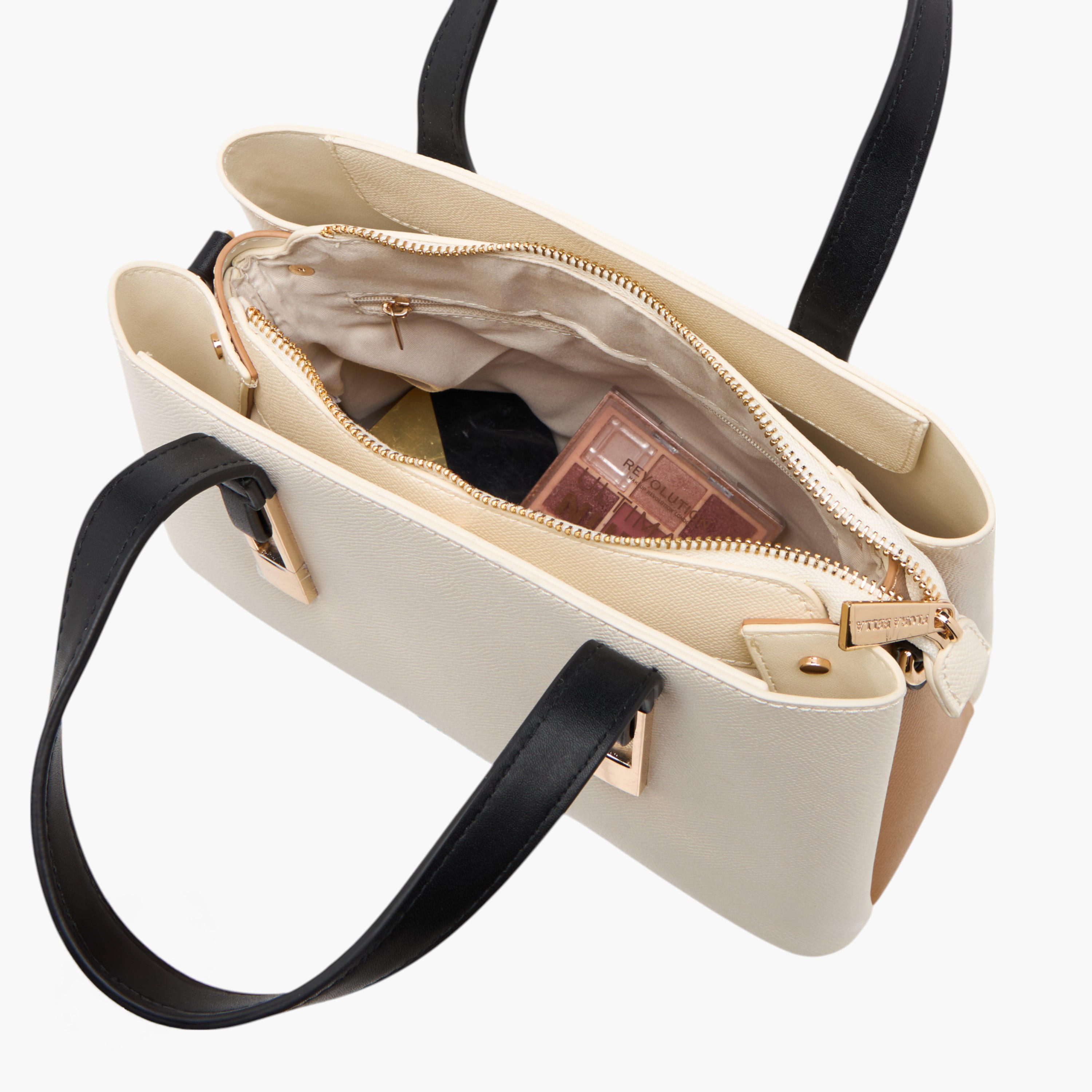 شنطة توتي سادة بمقبض مزدوج وحزام قابل للفصل من فلورا بيلا-women-bagsandwallets-handbags-image-10
