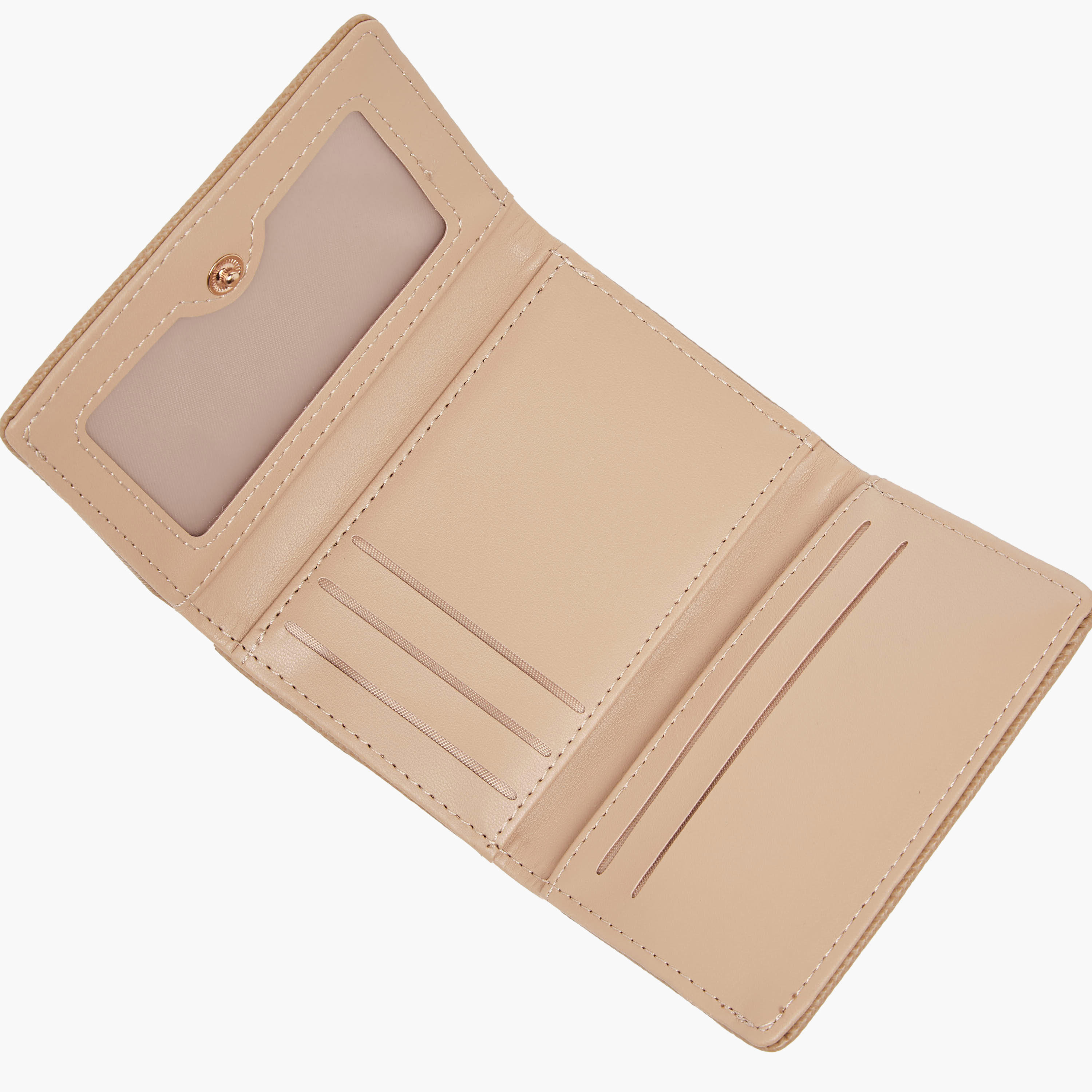 Flora Bella Textured Tri-Fold Wallet with Snap Button Closure-women-bagsandwallets-wallets-image-5