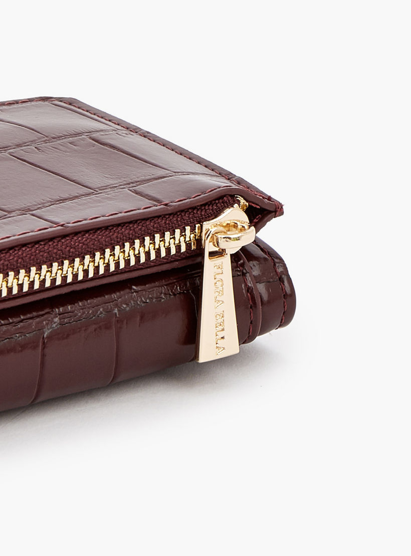 Flora Bella Textured Trifold Wallet with Zip Pocket-women-bagsandwallets-wallets-image-5
