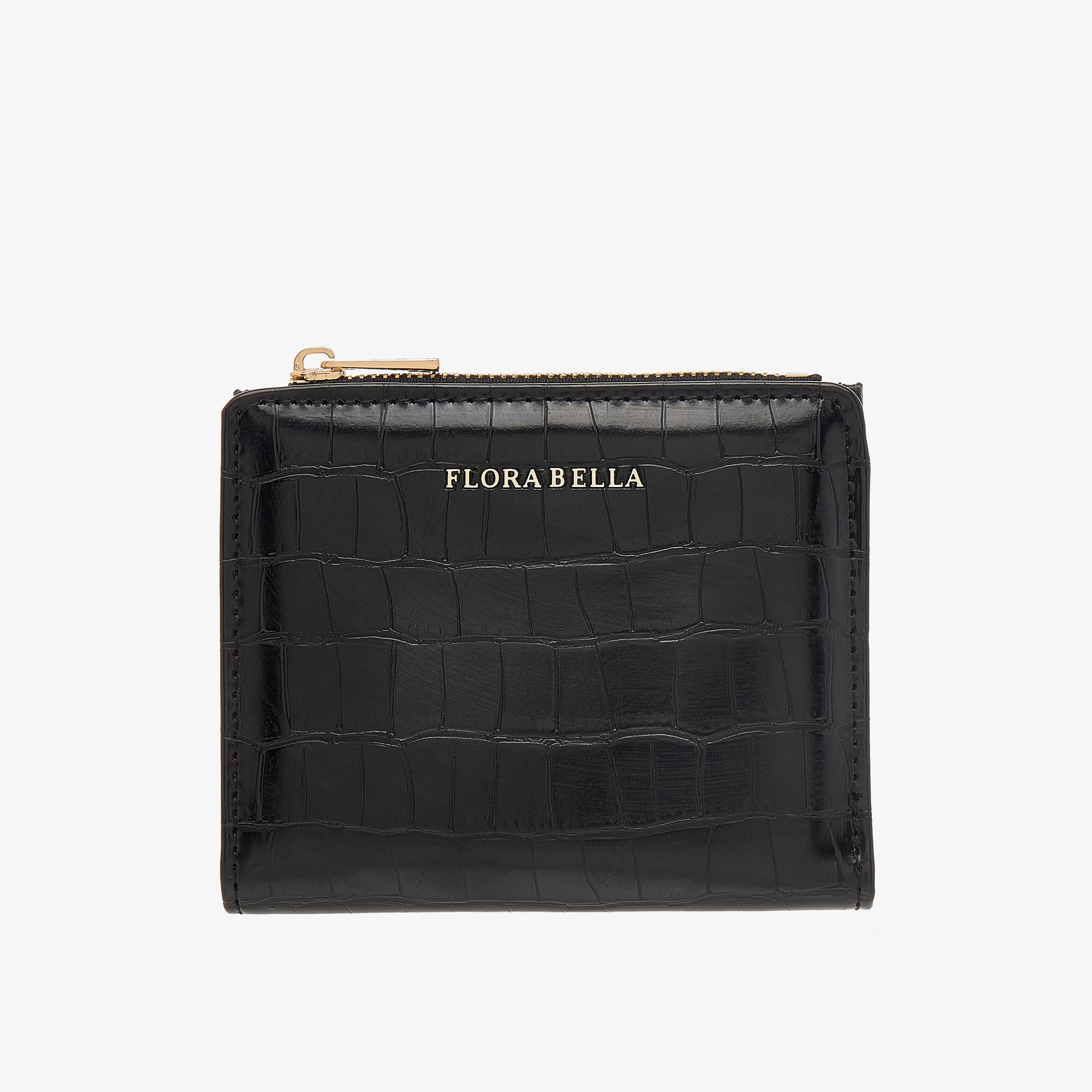 حامل بطاقات بارز الملمس مع سحاب إغلاق من فلورا بيلا-women-bagsandwallets-wallets-image-1