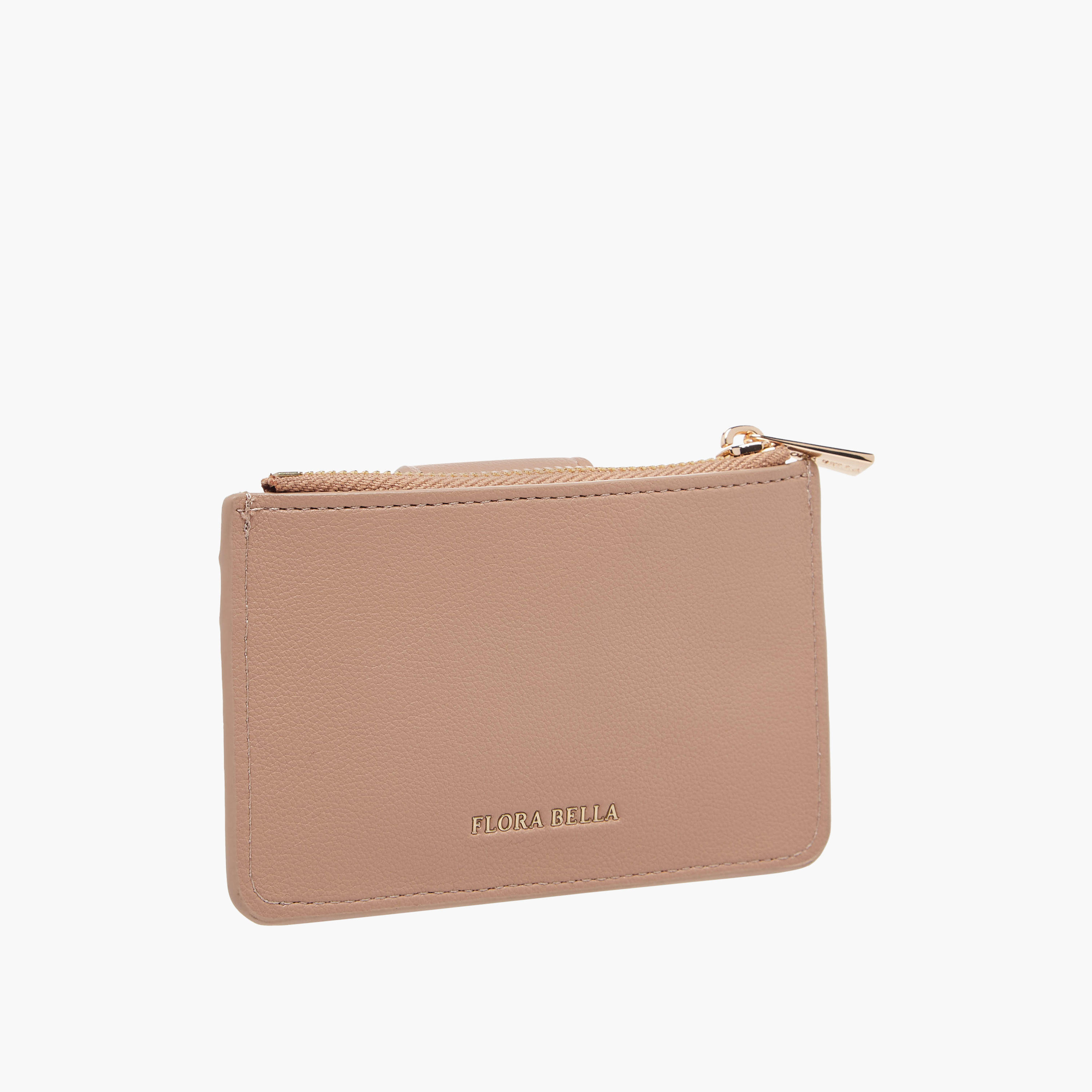 Flora Bella Solid Card Holder with Snap Button Closure-women-bagsandwallets-wallets-image-2