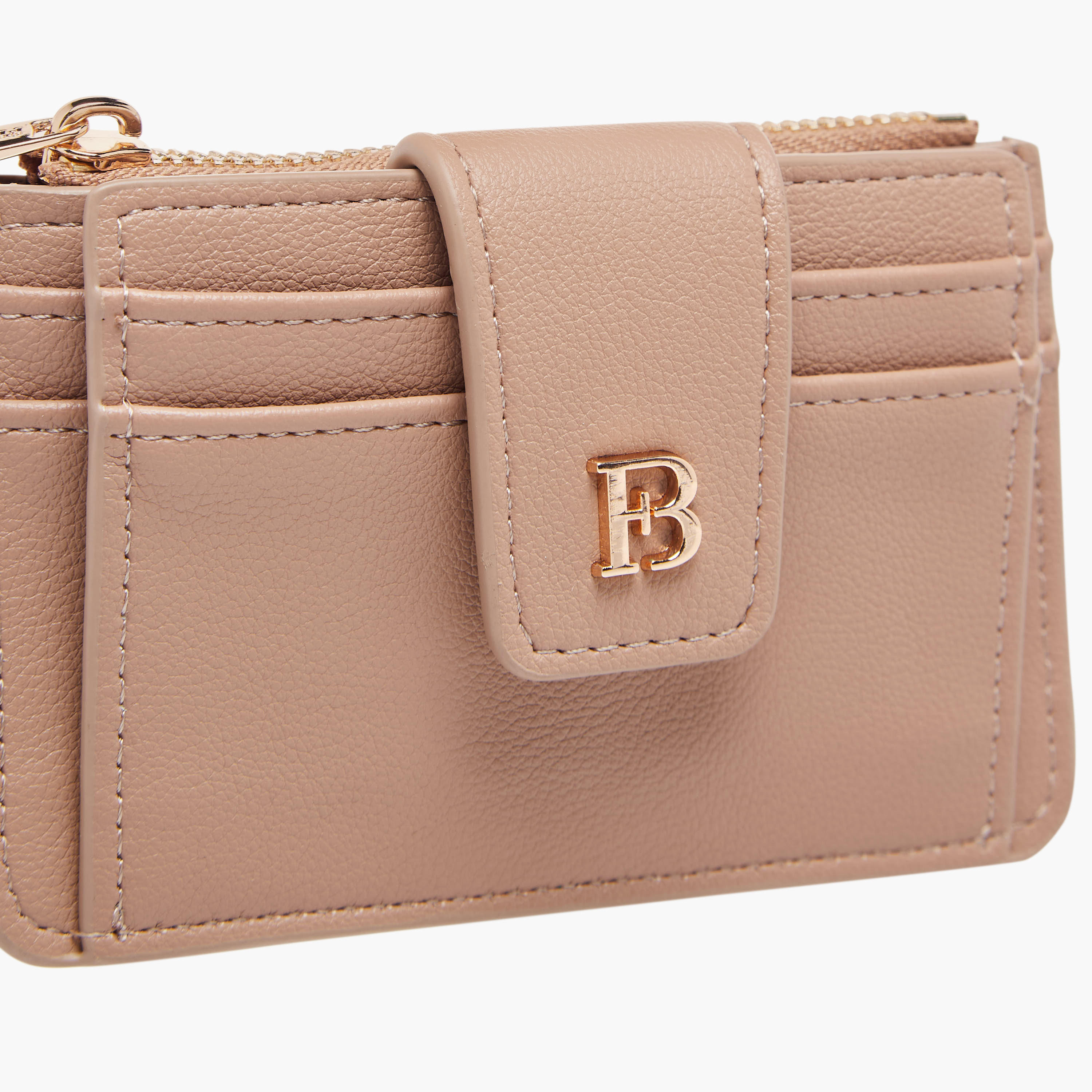 Flora Bella Solid Card Holder with Snap Button Closure-women-bagsandwallets-wallets-image-3