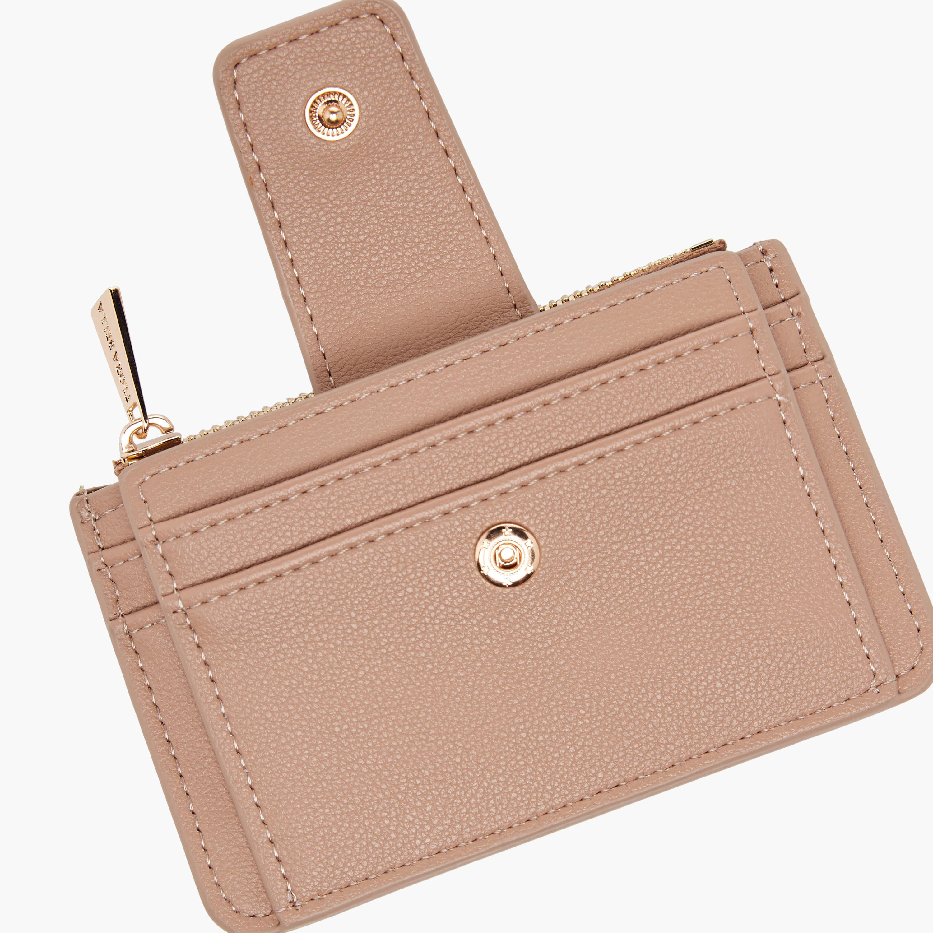 Flora Bella Solid Card Holder with Snap Button Closure-women-bagsandwallets-wallets-image-5