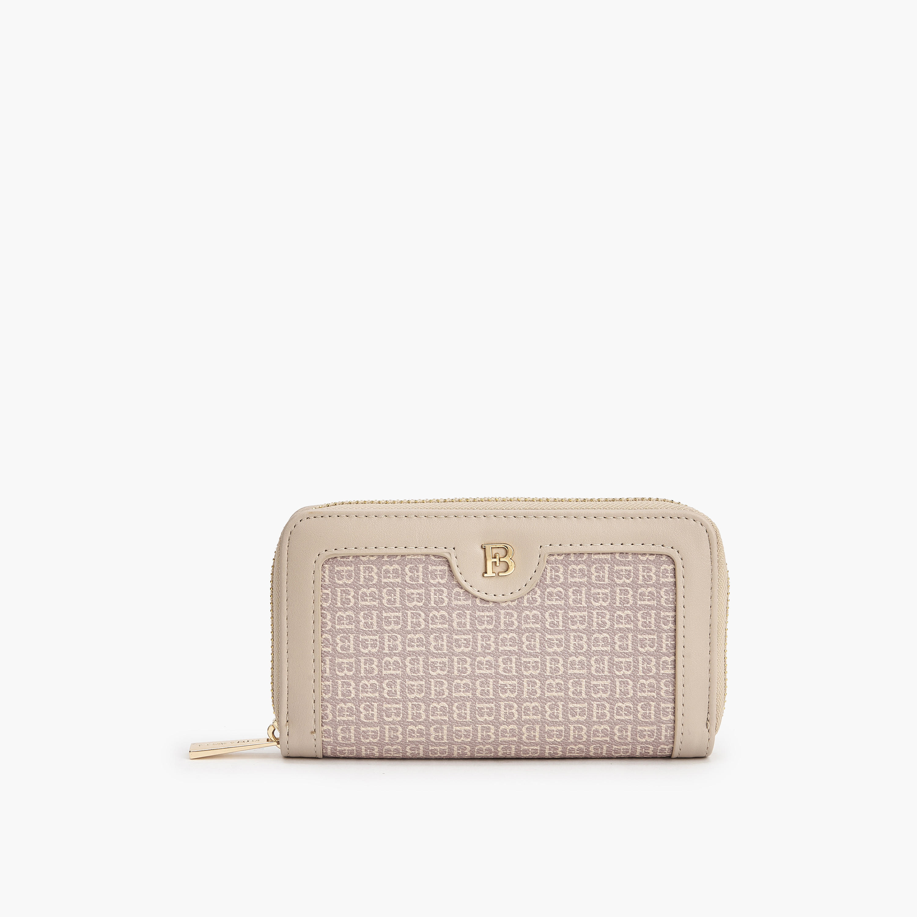 Flora Bella Monogram Print Zip-Around Wallet-women-bagsandwallets-wallets-image-1