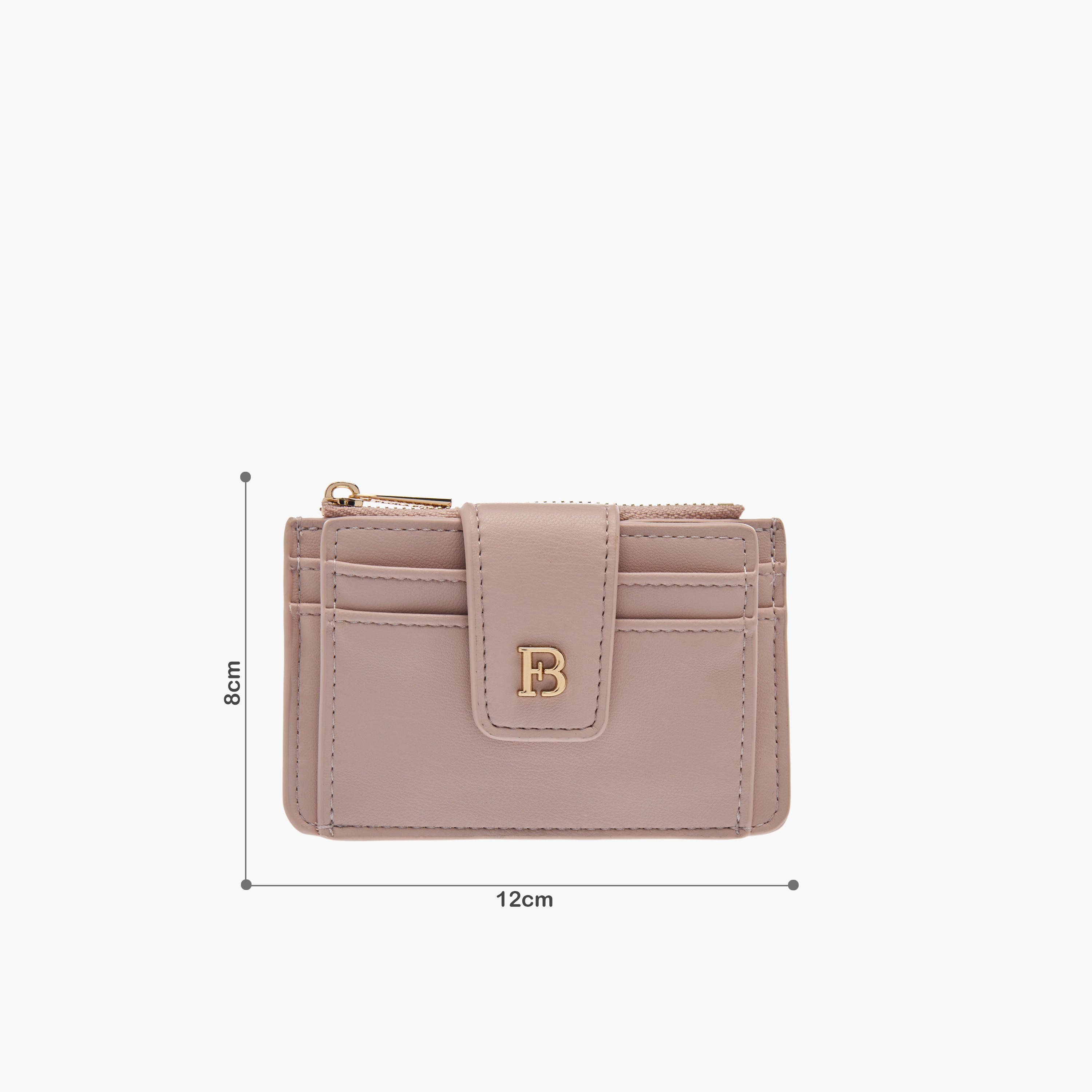 Flora Bella Solid Card Holder with Zip Closure-women-bagsandwallets-wallets-image-2