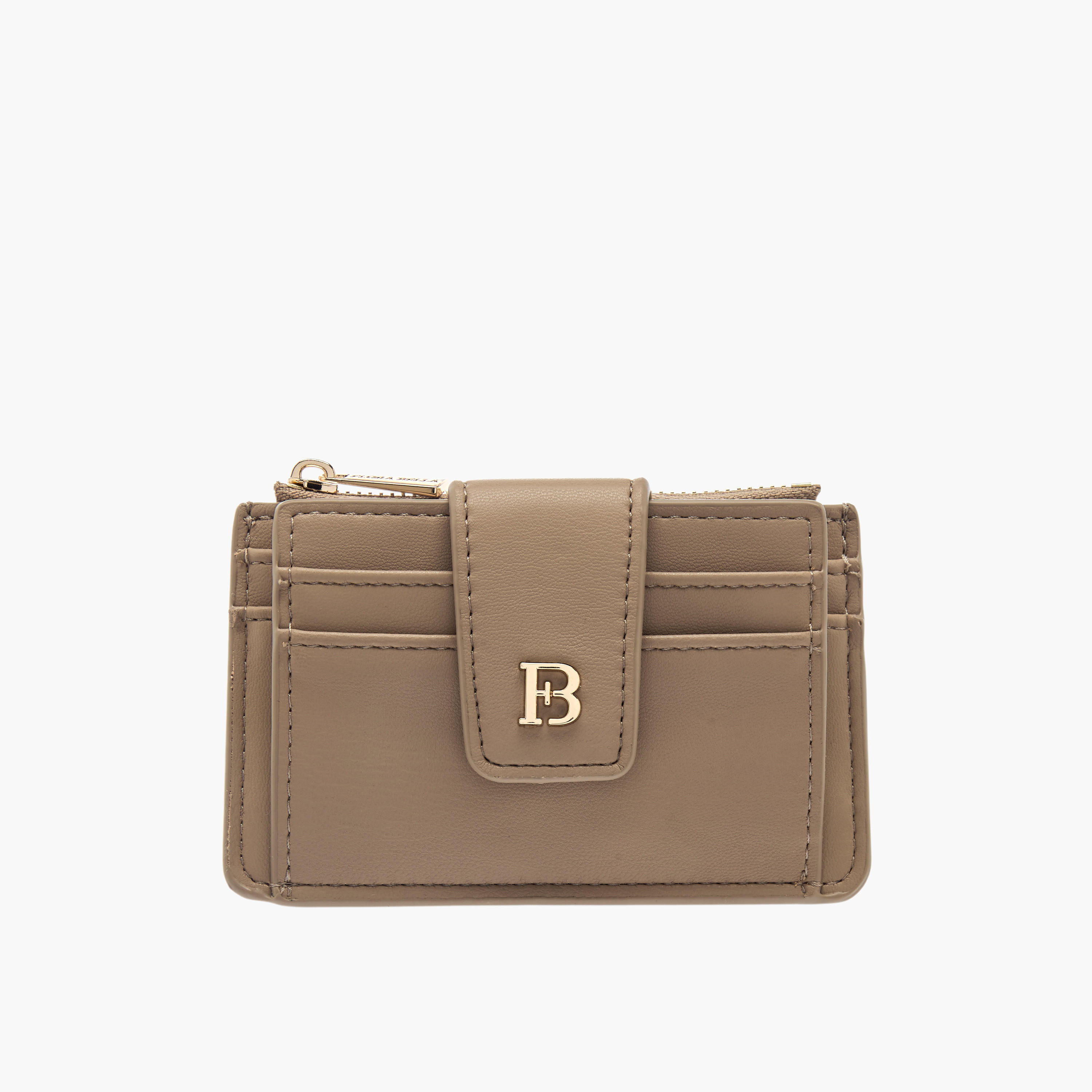 Flora Bella Solid Card Holder with Zip Closure-women-bagsandwallets-wallets-image-1