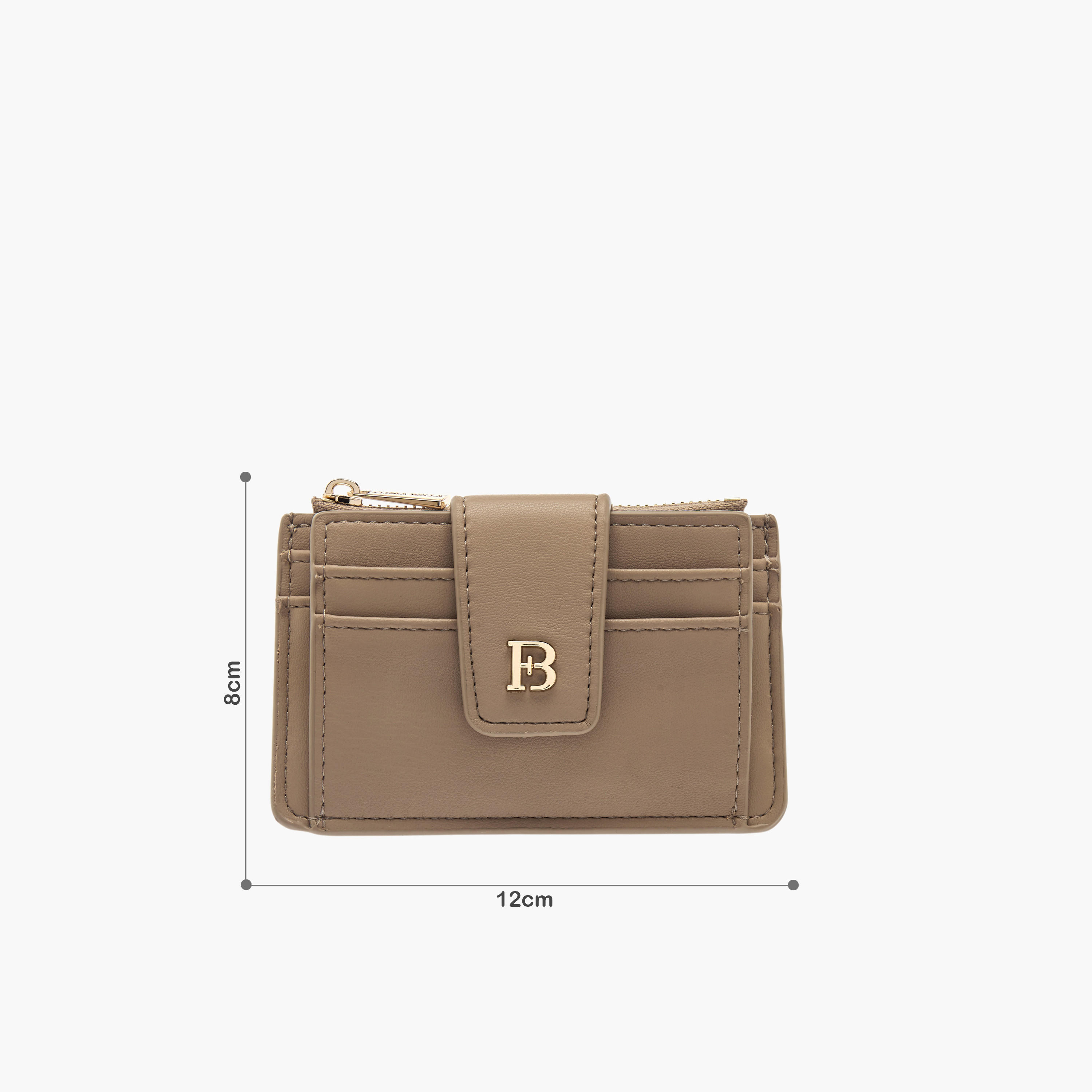 Flora Bella Solid Card Holder with Zip Closure-women-bagsandwallets-wallets-image-2
