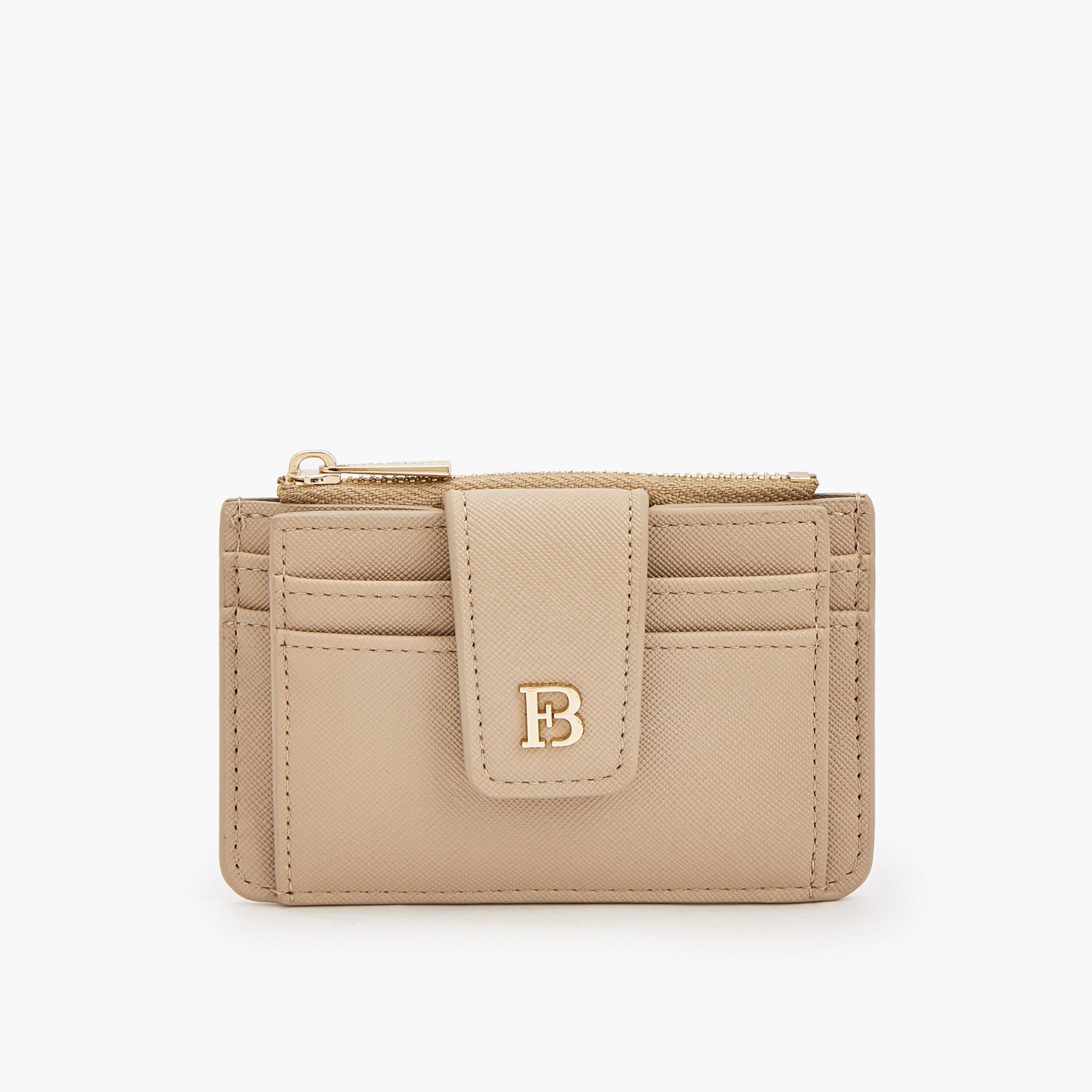 Flora Bella Solid Card Holder with Zip Pocket-women-bagsandwallets-wallets-image-1