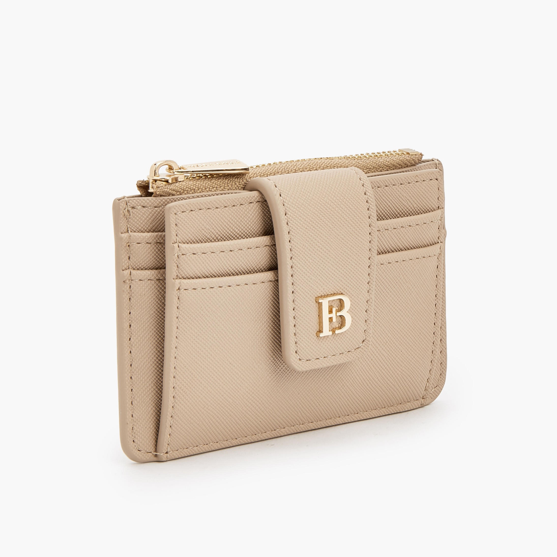حافظة بطاقات سادة بجيب بسحّاب من فلورا بيلا-women-bagsandwallets-wallets-image-3