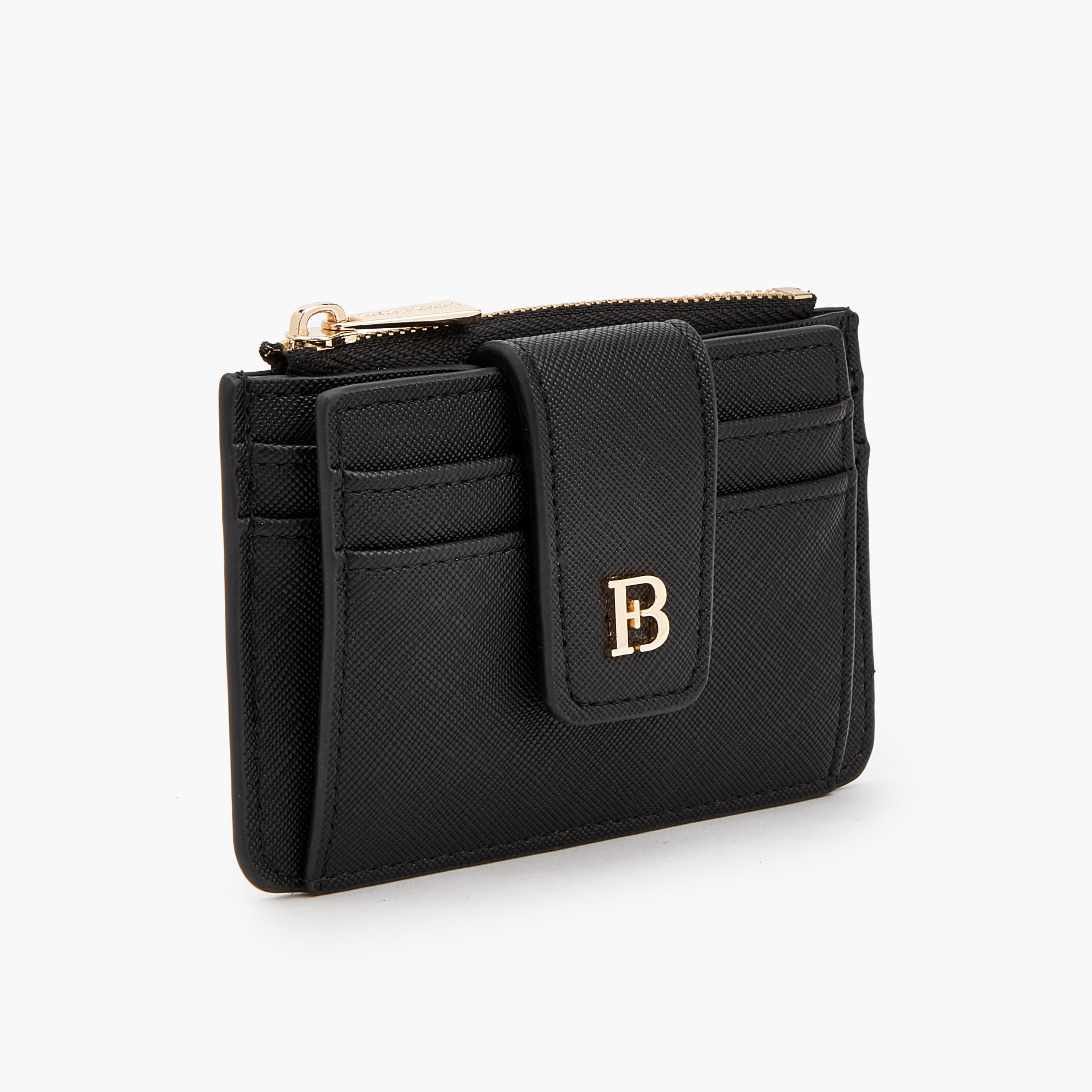 حافظة بطاقات سادة بجيب بسحّاب من فلورا بيلا-women-bagsandwallets-wallets-image-3