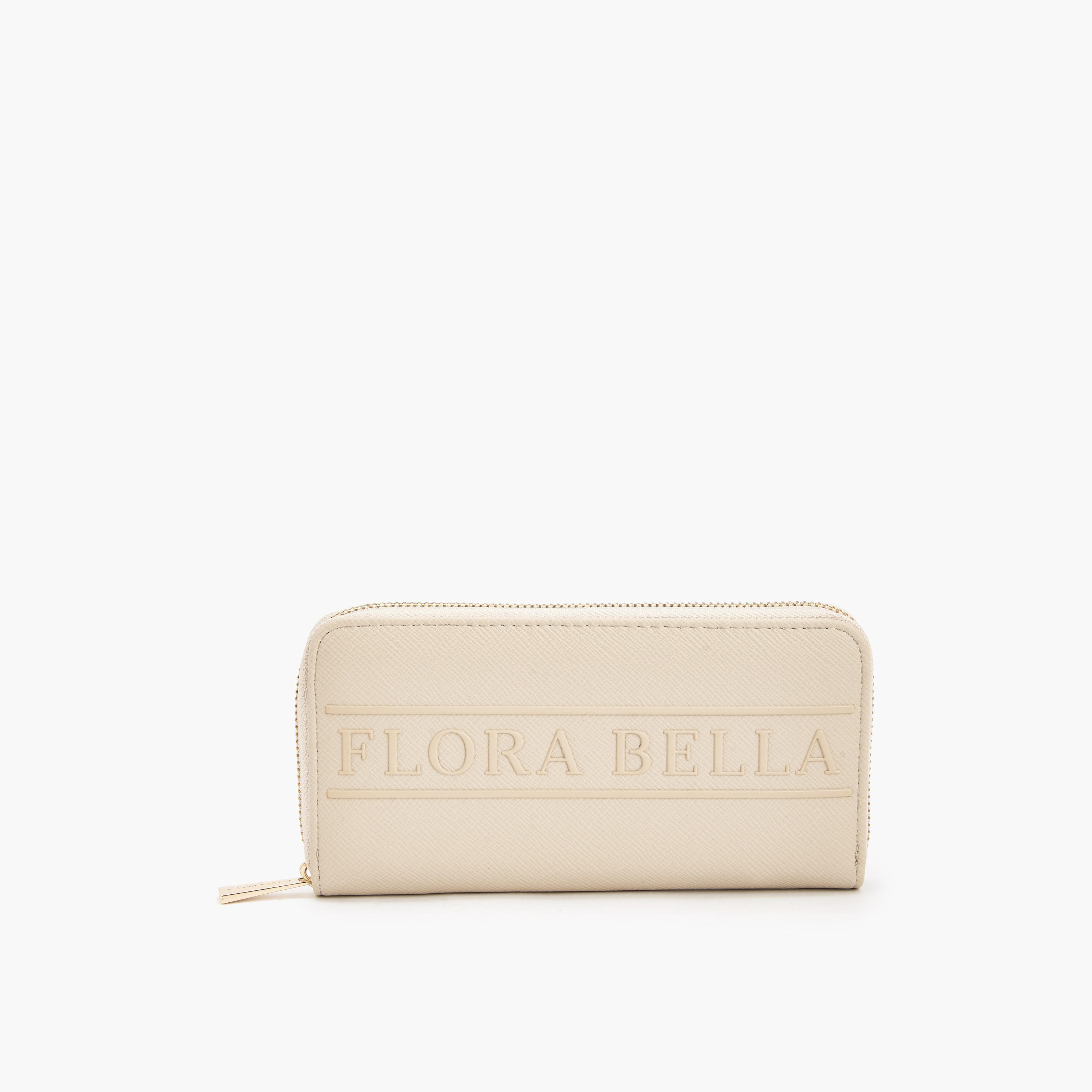 Flora Bella Logo Textured Zip Around Wallet-women-bagsandwallets-wallets-image-4