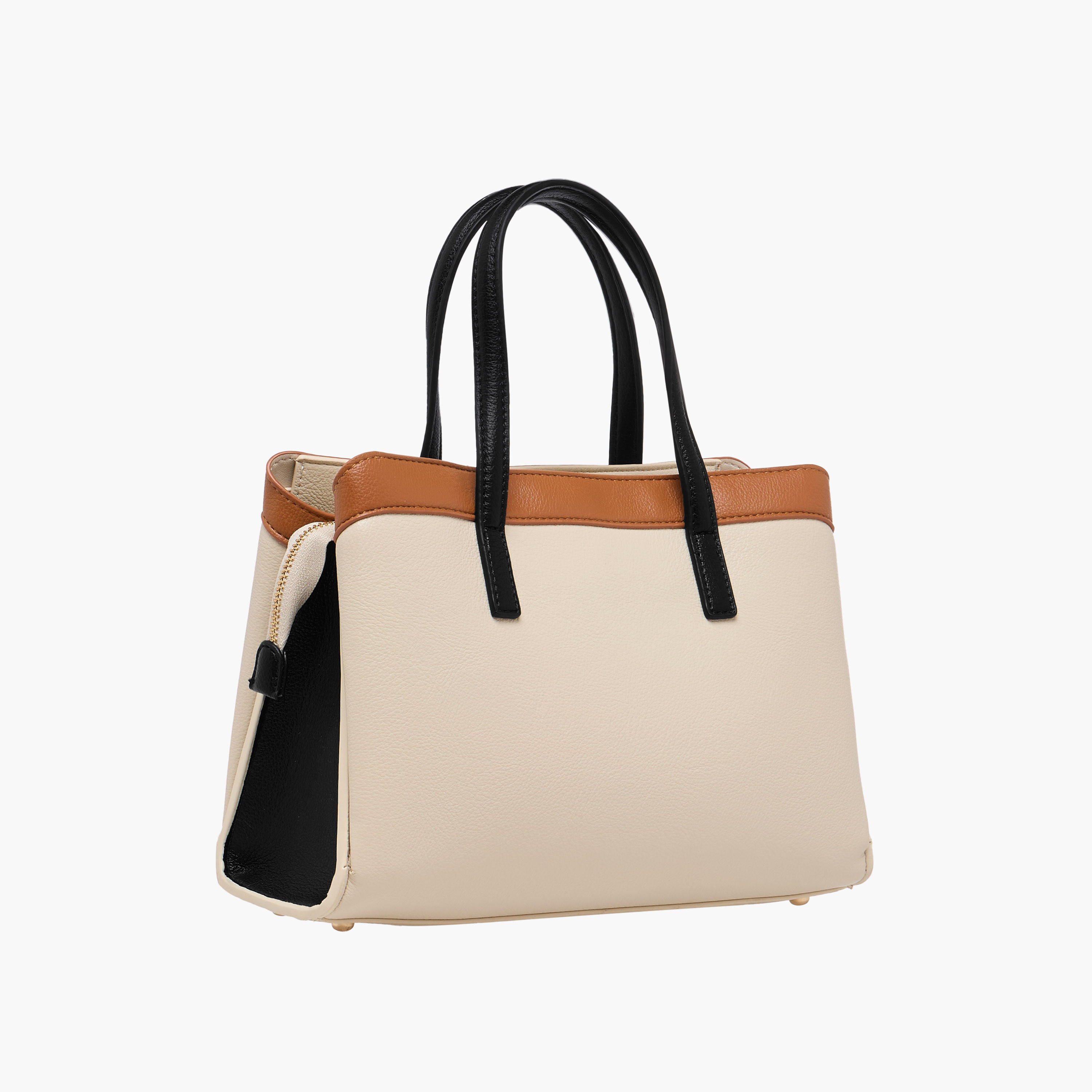شنطة توت بألواح وبحزام قابل للفصل وسحّاب إغلاق من فلورا بيلا-women-bagsandwallets-handbags-image-4