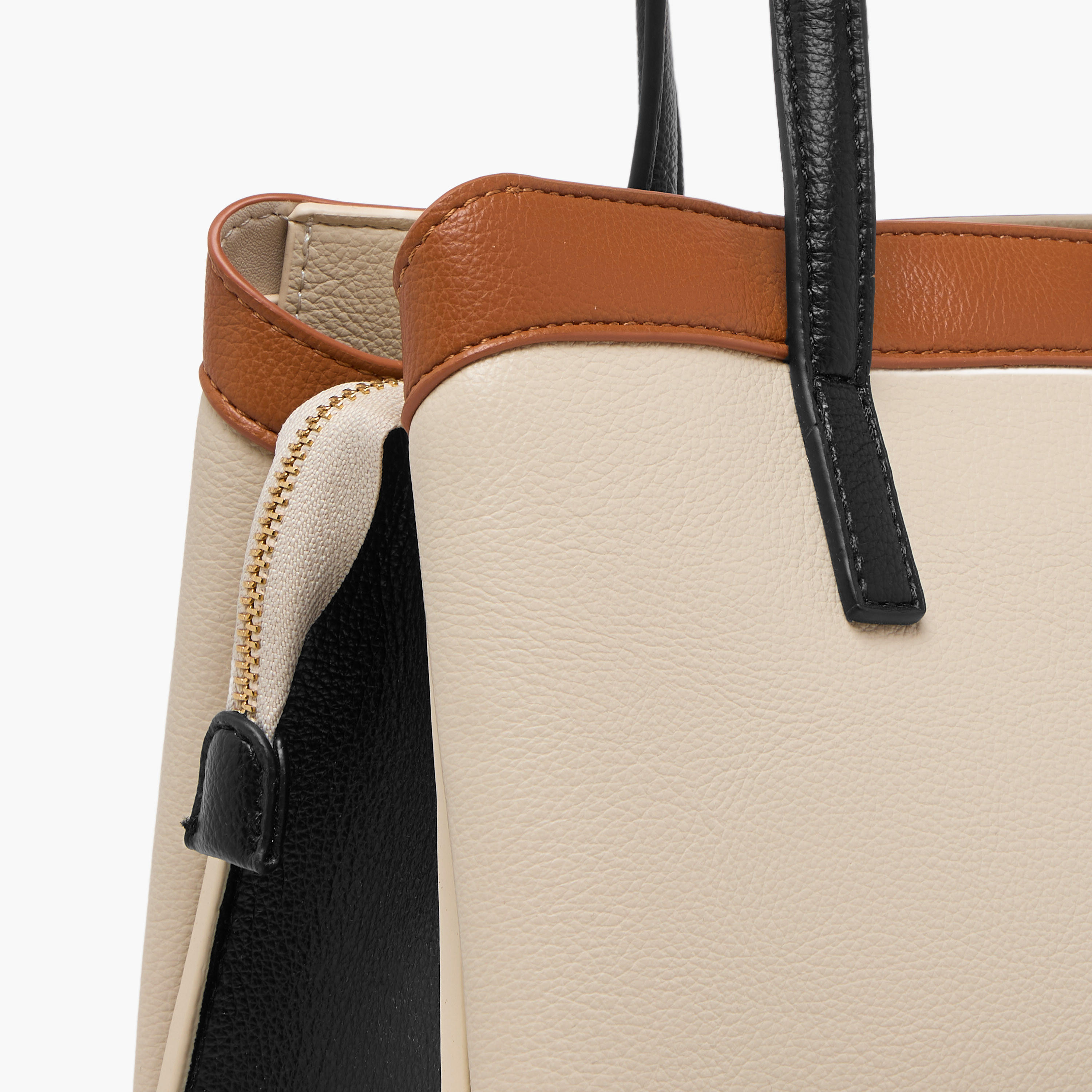 شنطة توت بألواح وبحزام قابل للفصل وسحّاب إغلاق من فلورا بيلا-women-bagsandwallets-handbags-image-6