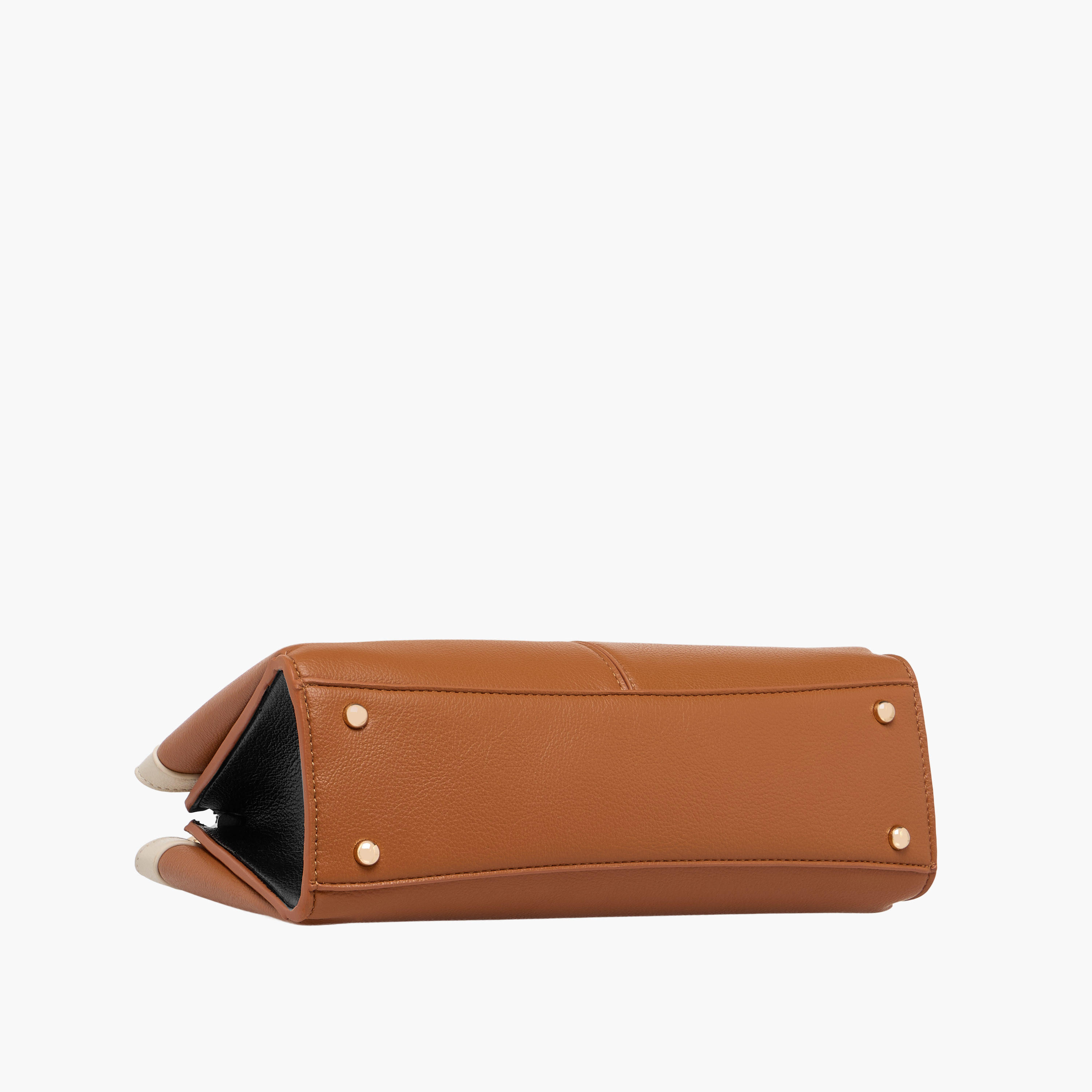 Flora Bella Panelled Tote Bag with Detachable Strap and Zip Closure-women-bagsandwallets-handbags-image-7