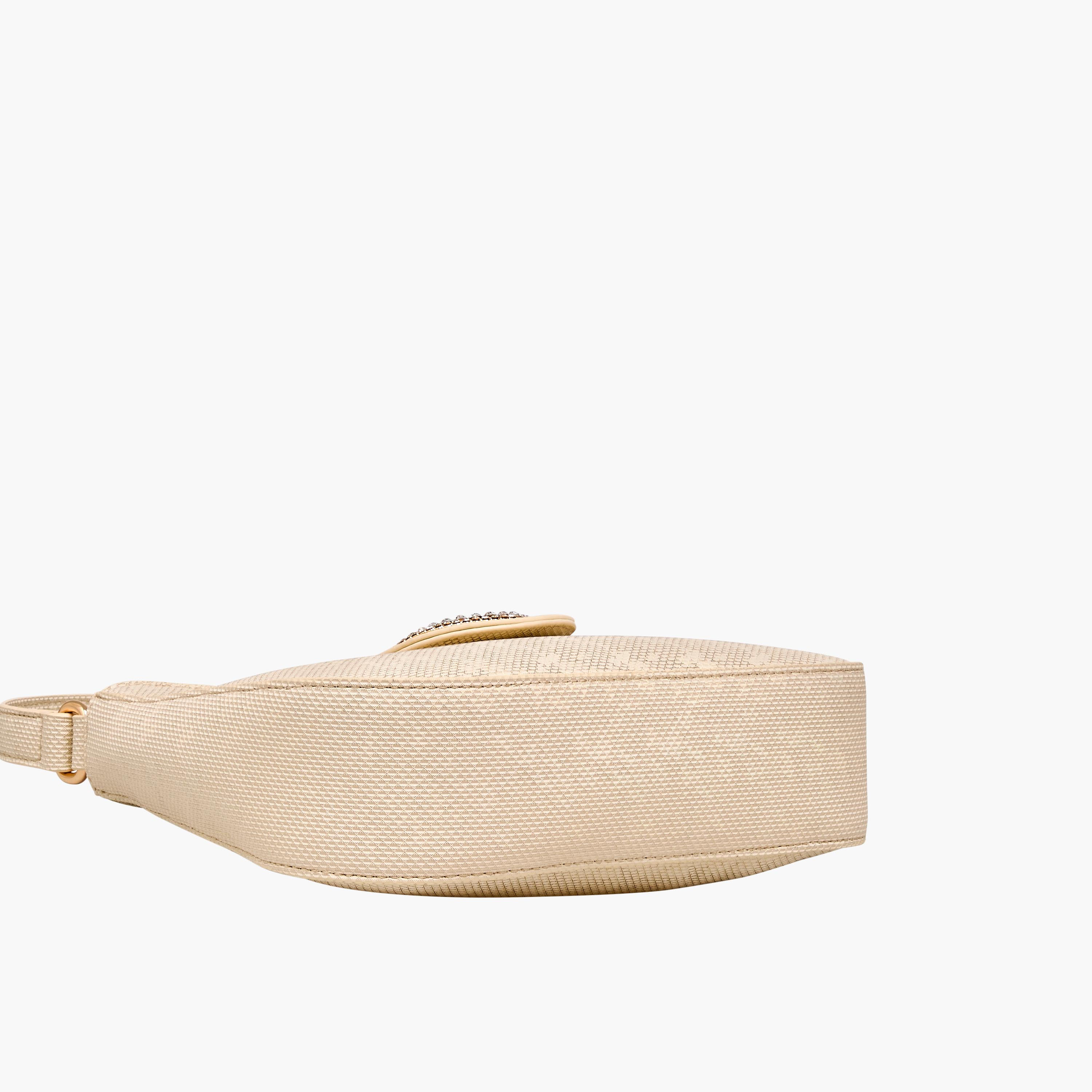 Flora Bella Textured Shoulder Bag with Embellished Button Closure-women-bagsandwallets-handbags-image-8