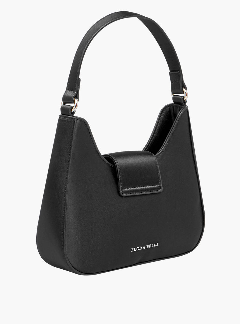 Flora Bella Textured Shoulder Bag with Embellished Button Closure-women-bagsandwallets-handbags-image-5