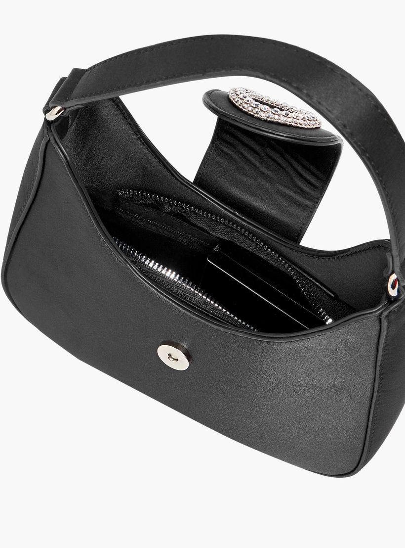 Flora Bella Textured Shoulder Bag with Embellished Button Closure-women-bagsandwallets-handbags-image-9