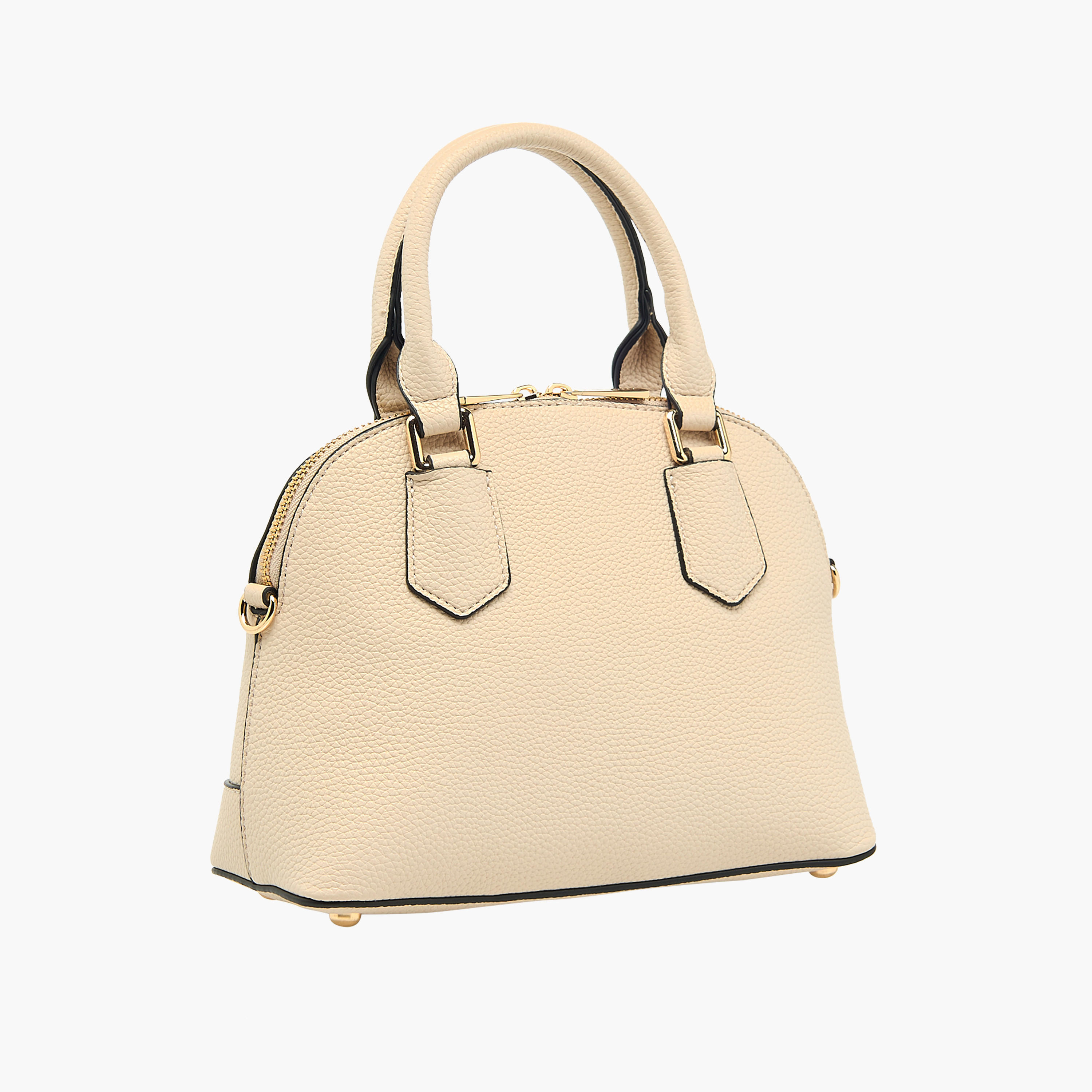 شنطة توتي سادة بسحاب إغلاق وحزام قابل للفصل من فلورا بيلا-women-bagsandwallets-handbags-image-5