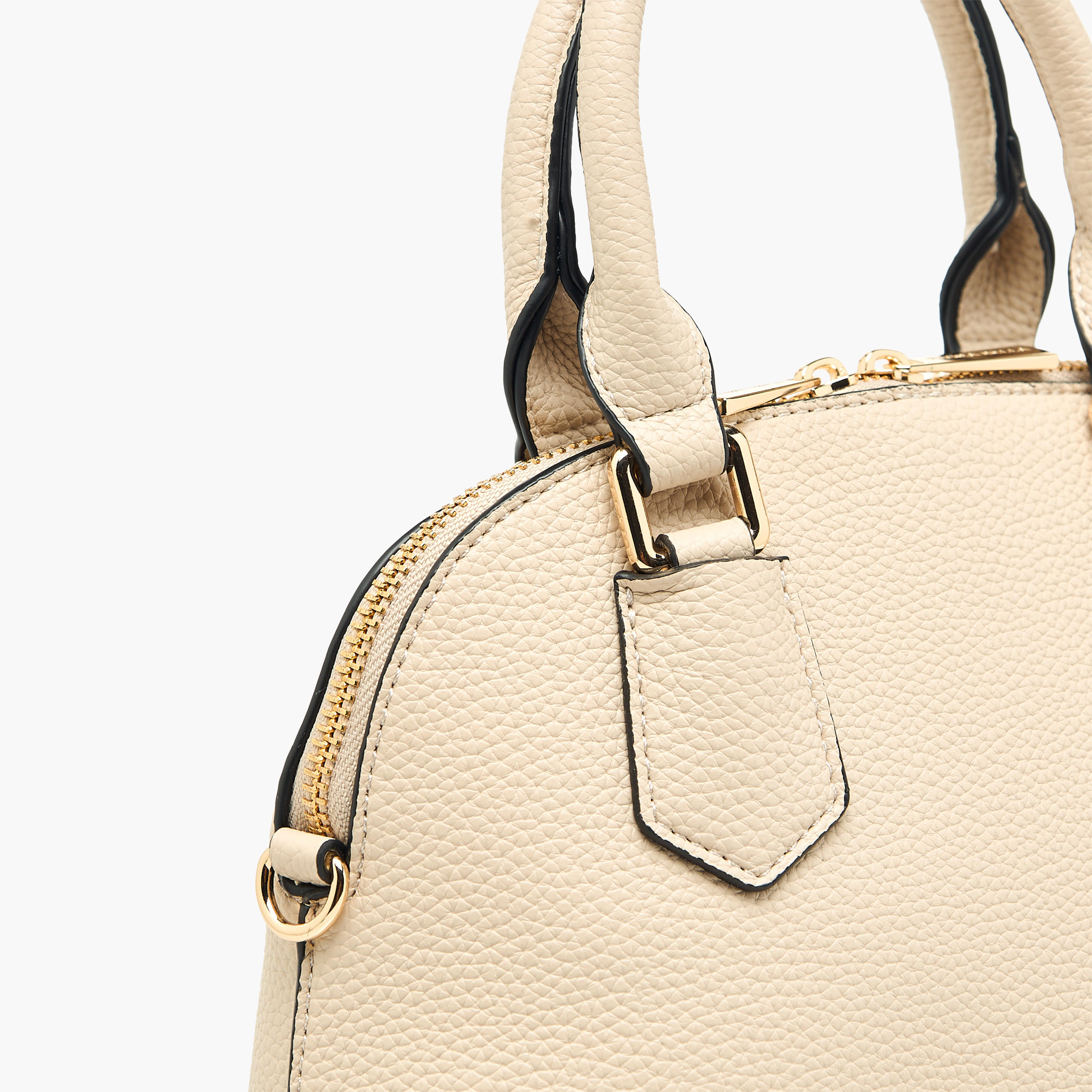 شنطة توتي سادة بسحاب إغلاق وحزام قابل للفصل من فلورا بيلا-women-bagsandwallets-handbags-image-7
