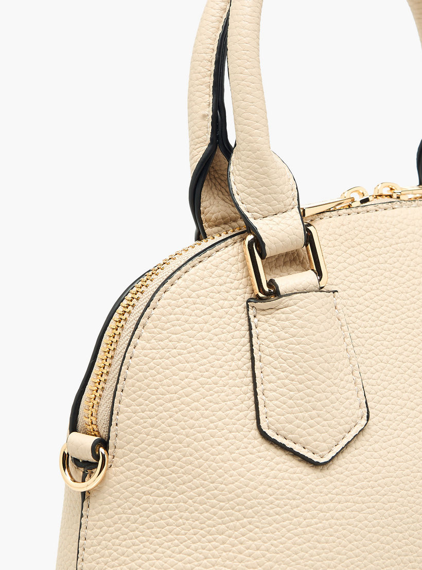 شنطة توتي سادة بسحاب إغلاق وحزام قابل للفصل من فلورا بيلا-women-bagsandwallets-handbags-image-7
