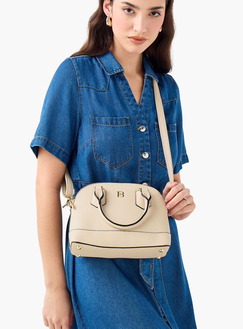 شنطة توتي سادة بسحاب إغلاق وحزام قابل للفصل من فلورا بيلا-women-bagsandwallets-handbags-image-9