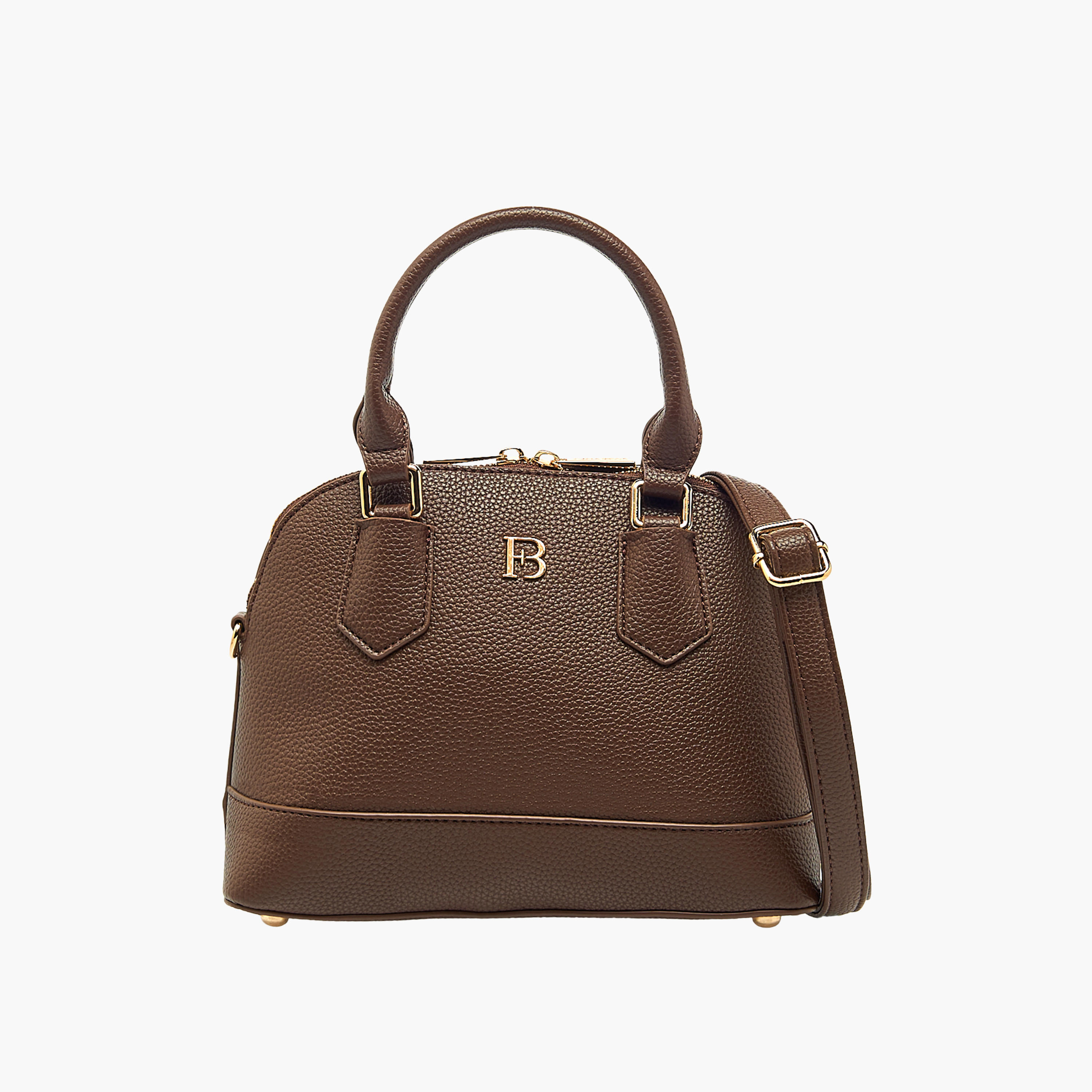 شنطة توتي سادة بسحاب إغلاق وحزام قابل للفصل من فلورا بيلا-women-bagsandwallets-handbags-image-1