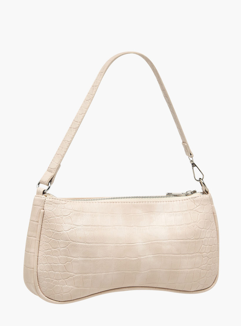 شنطة كتف بارزة الملمس بحزام قابل للفصل وسحاب إغلاق من فلورا بيلا-women-bagsandwallets-handbags-image-5