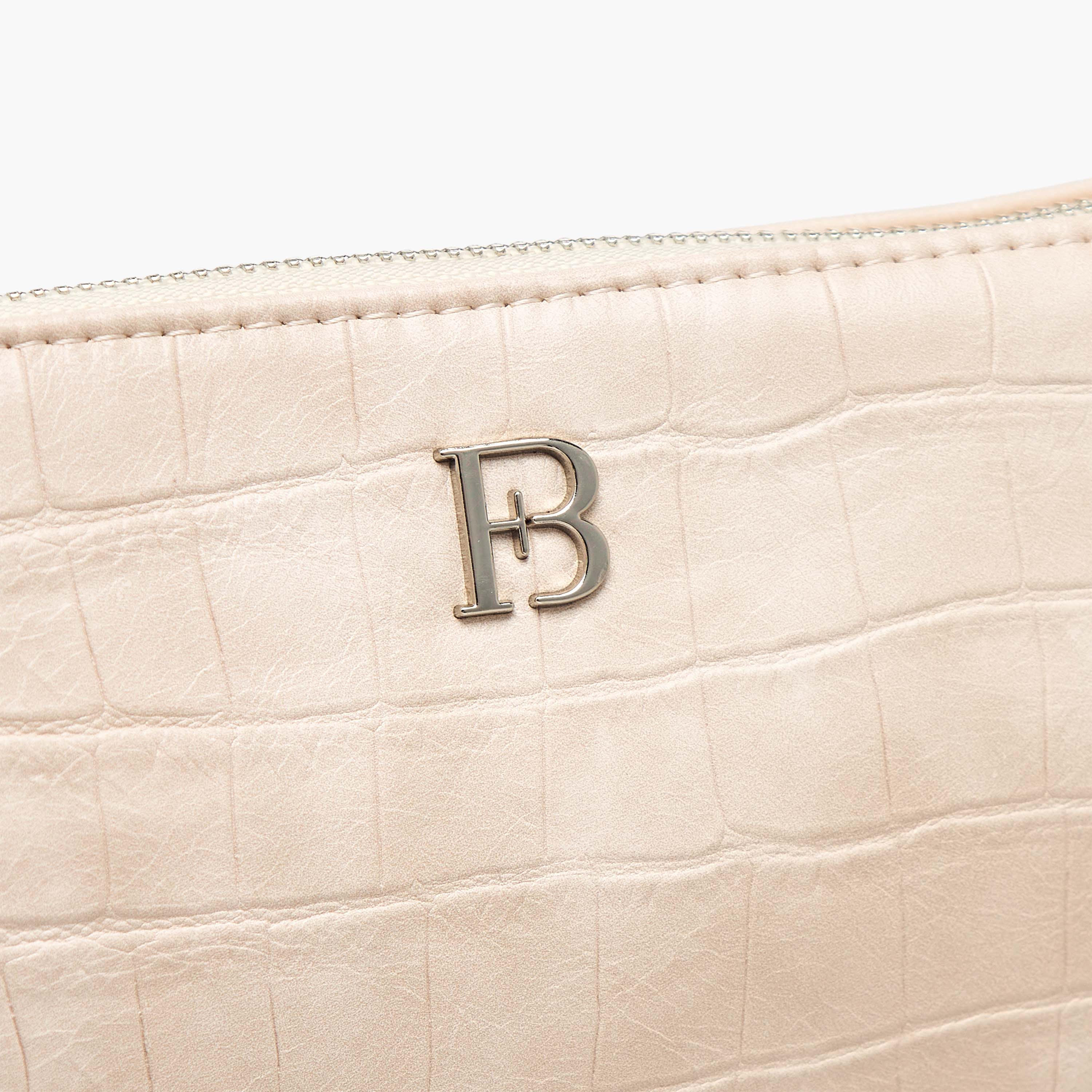 شنطة كتف بارزة الملمس بحزام قابل للفصل وسحاب إغلاق من فلورا بيلا-women-bagsandwallets-handbags-image-7