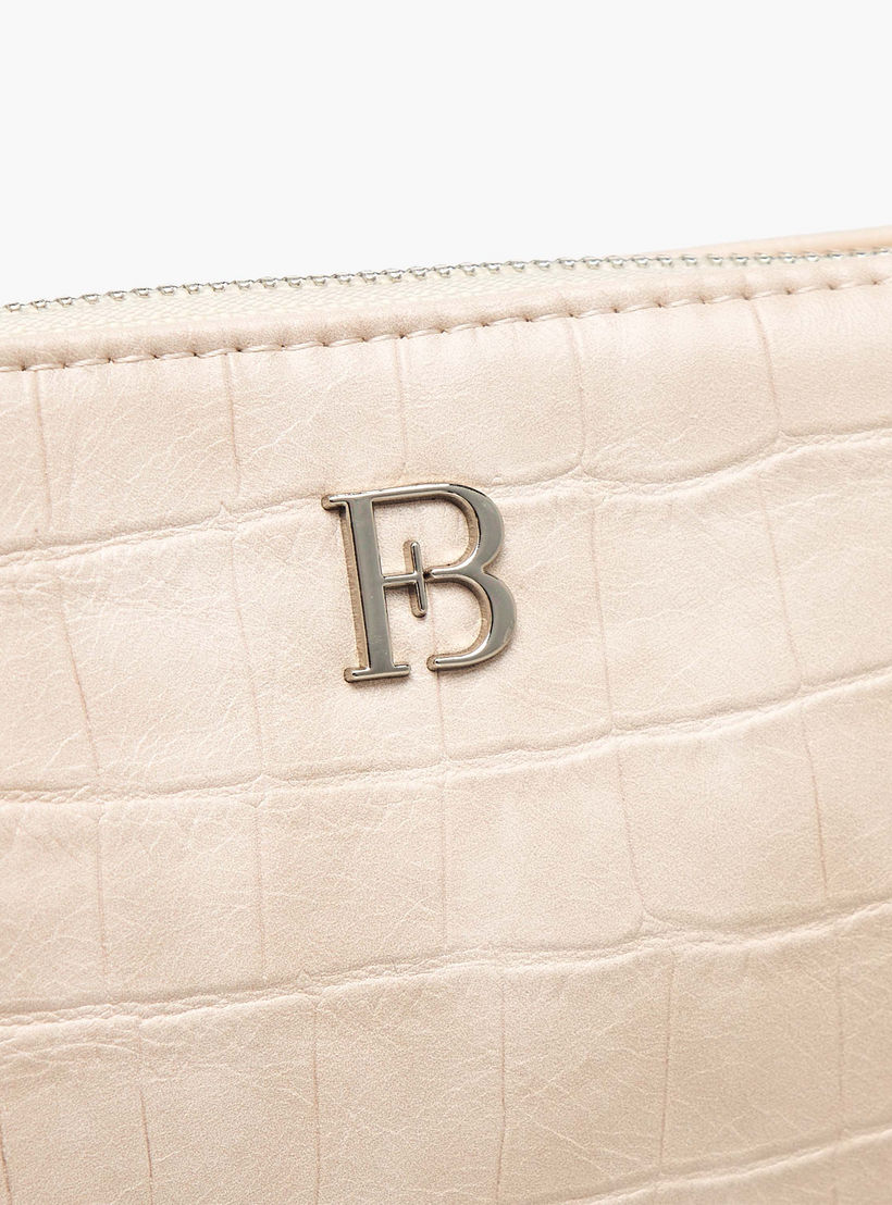 شنطة كتف بارزة الملمس بحزام قابل للفصل وسحاب إغلاق من فلورا بيلا-women-bagsandwallets-handbags-image-7